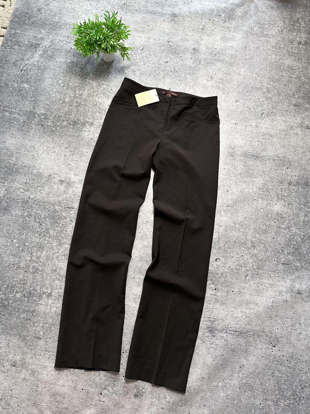 Bally Bally Classic Wool Trousers Dress Luxury Pants Size 27" / US 4 / IT 40 - 2 Thumbnail