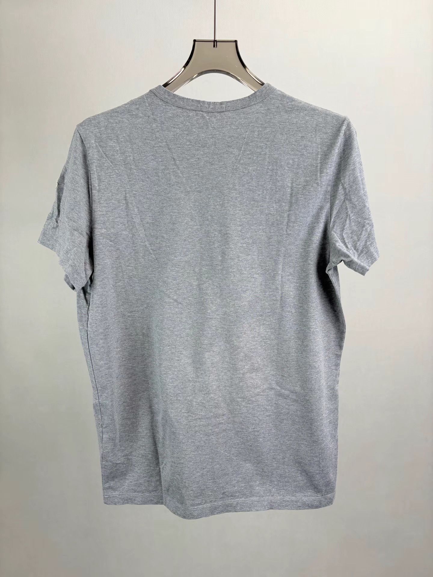 Moncler MONCLER Grey Short Sleeve T-shirt K1 Size US M / EU 48-50 / 2 - 2 Thumbnail