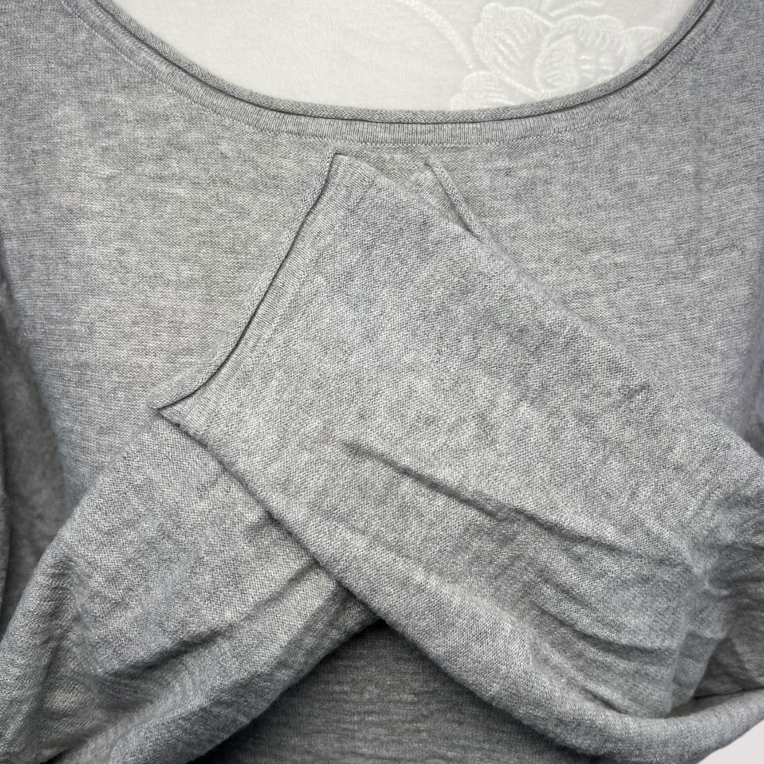 Vince Vince Knit Long Sleeve Top Drop Shoulder Gray Small Size S / US 4 / IT 40 - 8 Thumbnail