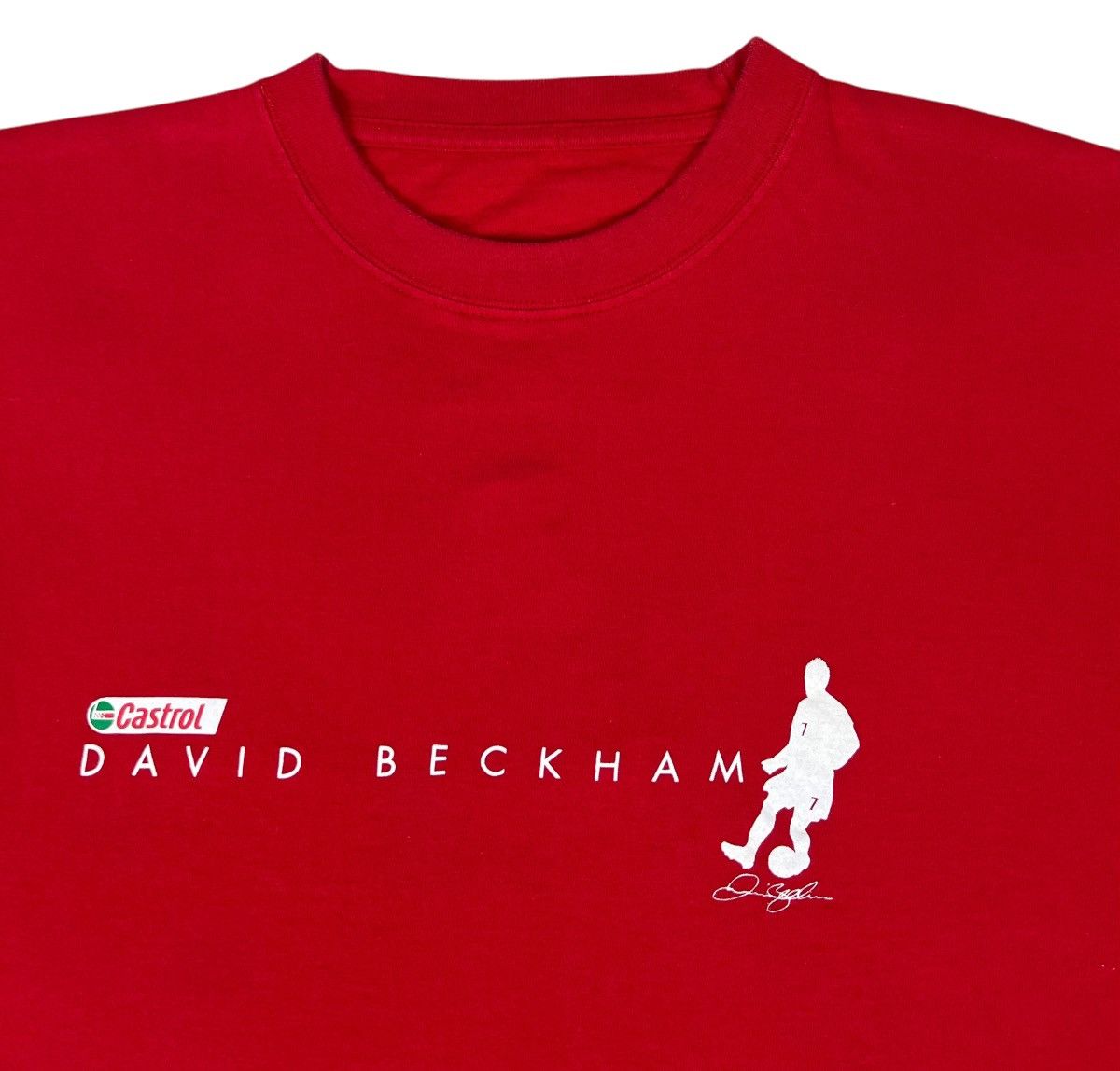 David Beckham × Vintage Vintage David Beckham Castrol Sponsor tee Size US M / EU 48-50 / 2 - 3 Thumbnail