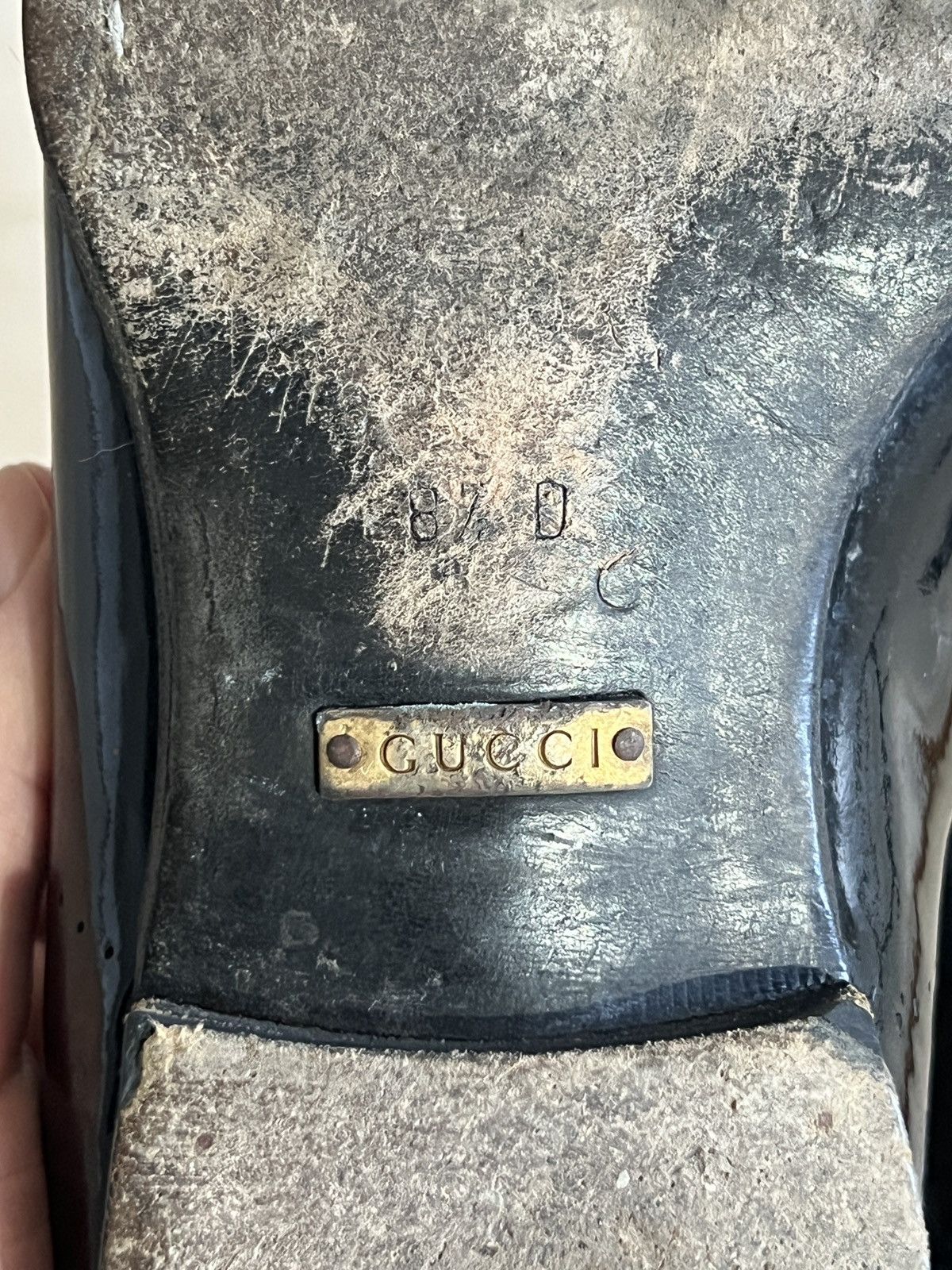 Gucci Gucci - Patent Leather Black Tuxedo Dress Shoes Size US 8.5 / EU 41-42 - 7 Thumbnail
