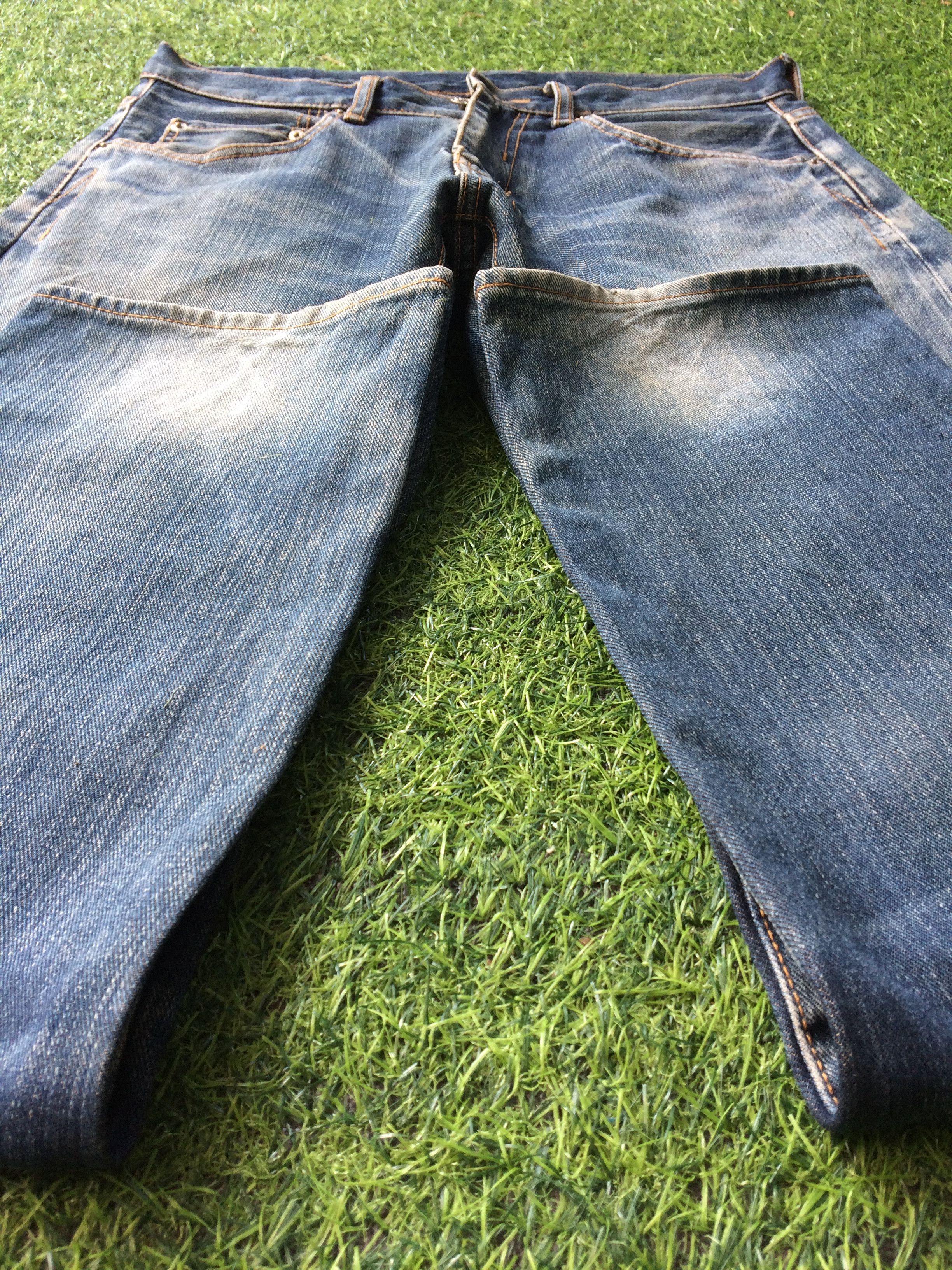 Japanese Brand Distressed Japanese Selvedge Denim #D-679 Size US 30 / EU 46 - 5 Thumbnail