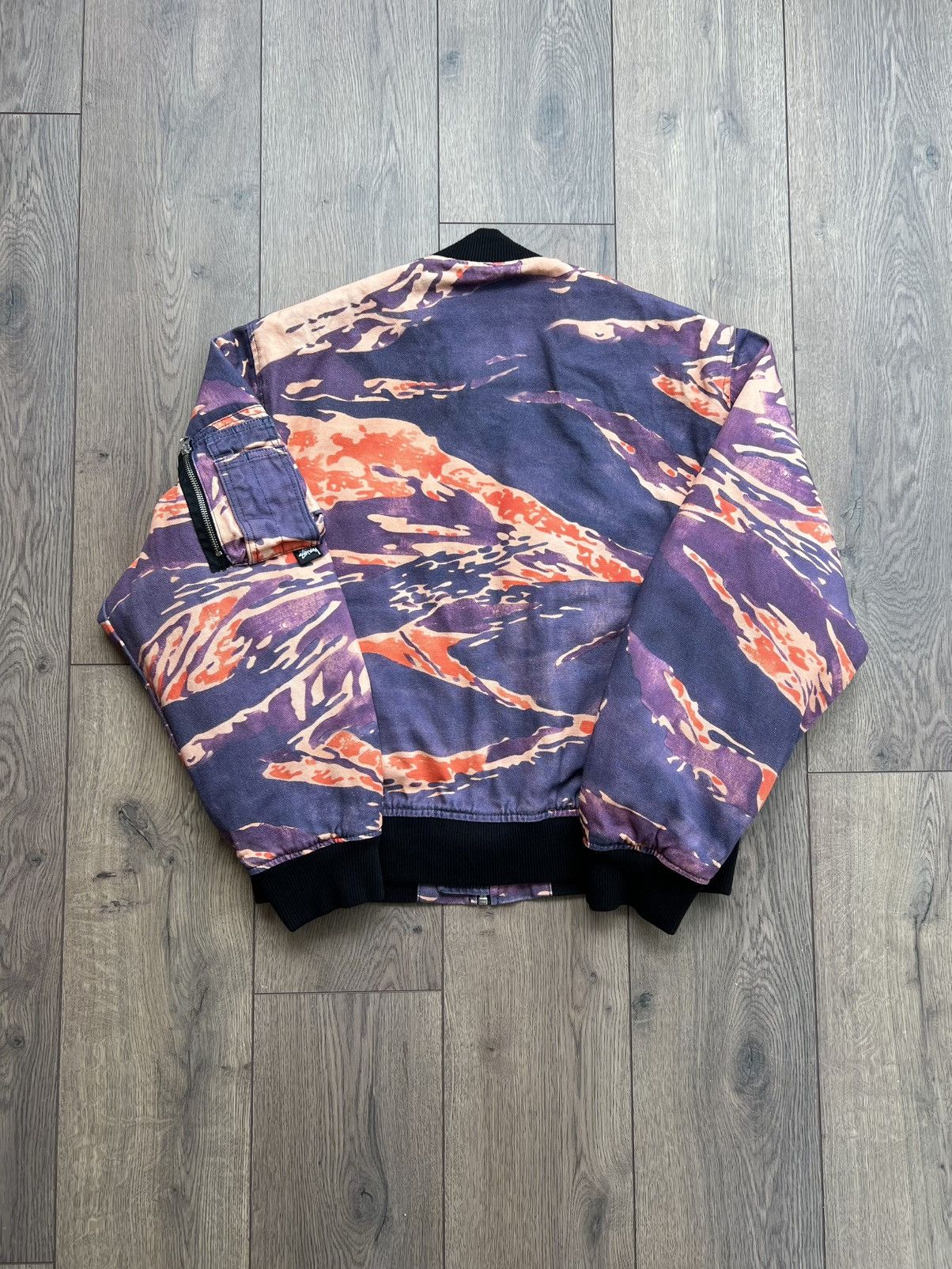 Stussy Stussy x Lucien Smith Tigris Bomber Jacket Medium Size US M / EU 48-50 / 2 - 4 Thumbnail