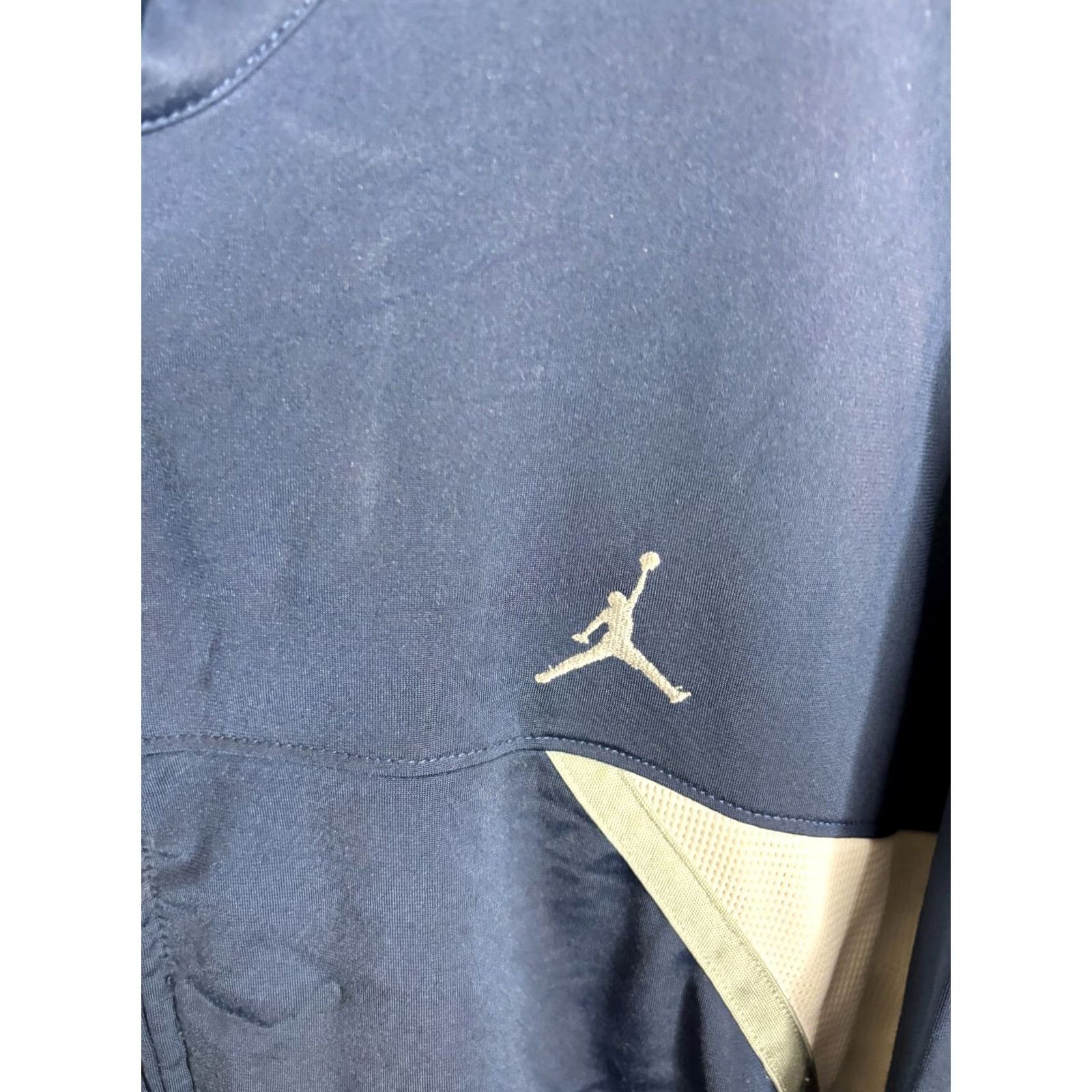 Jordan Brand Jordan Air Jordan Jacket Polyester Full Zip Track Sweater Men XL Blue 90s Retro Sports Basketball Gym Training Jacket Size US XL / EU 56 / 4 - 4 Thumbnail