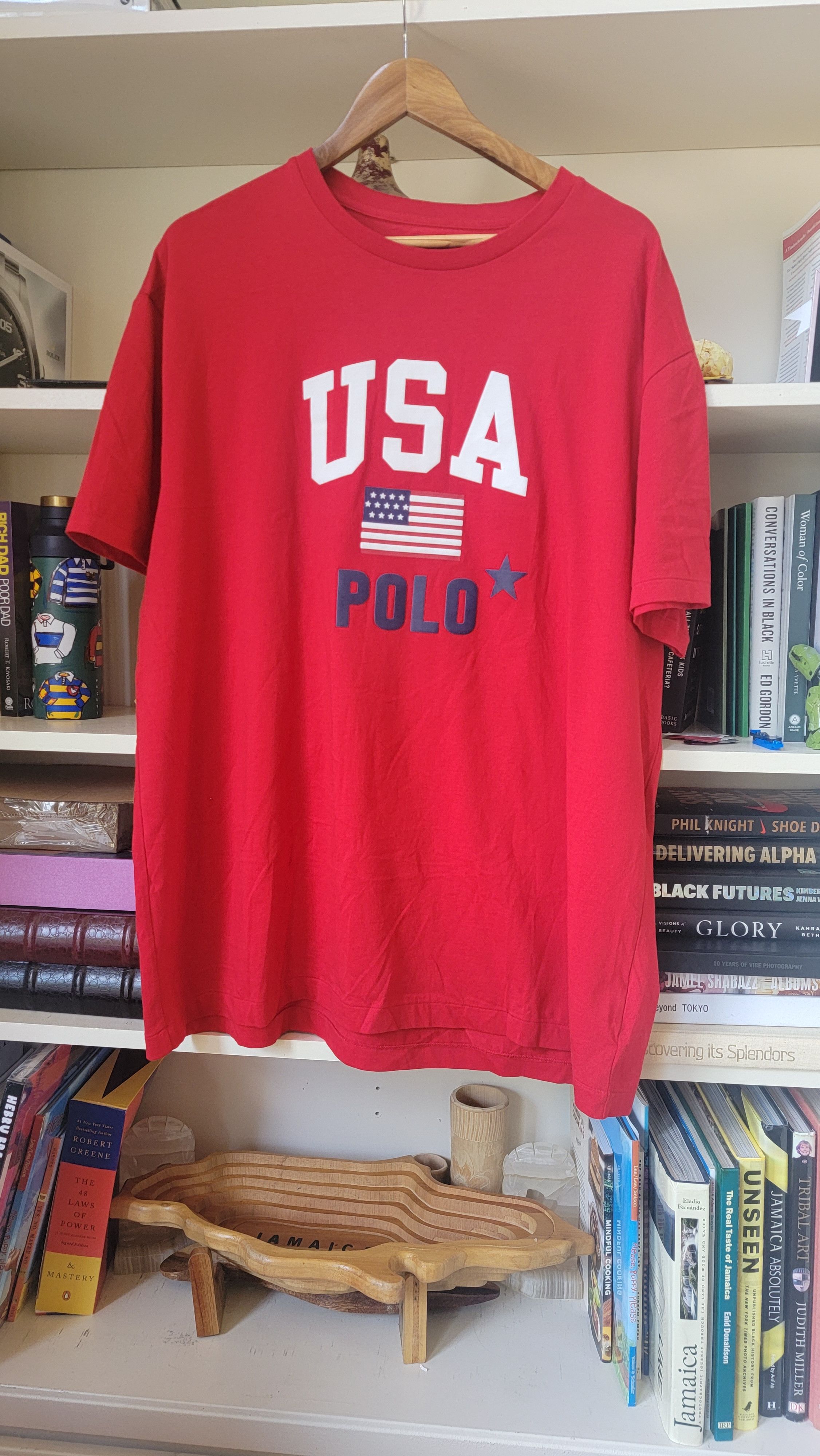Polo Ralph Lauren Polo Ralph Lauren Shirt USA Flag Classic Fit Red Size US XL / EU 56 / 4 - 1 Thumbnail