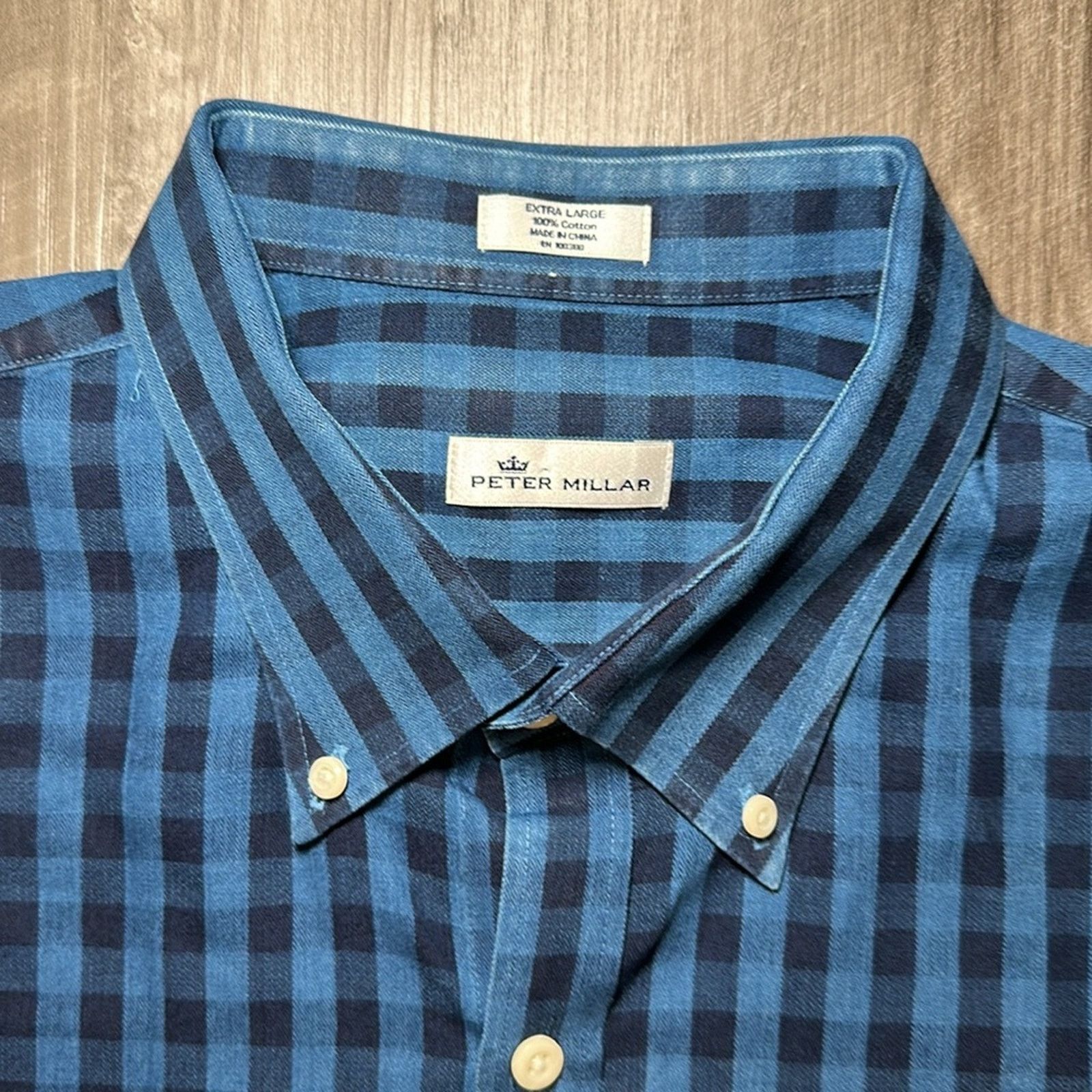 Peter Millar Peter Millar Gingham Long Sleeve Button Down - XL Size US XL / EU 56 / 4 - 6 Thumbnail