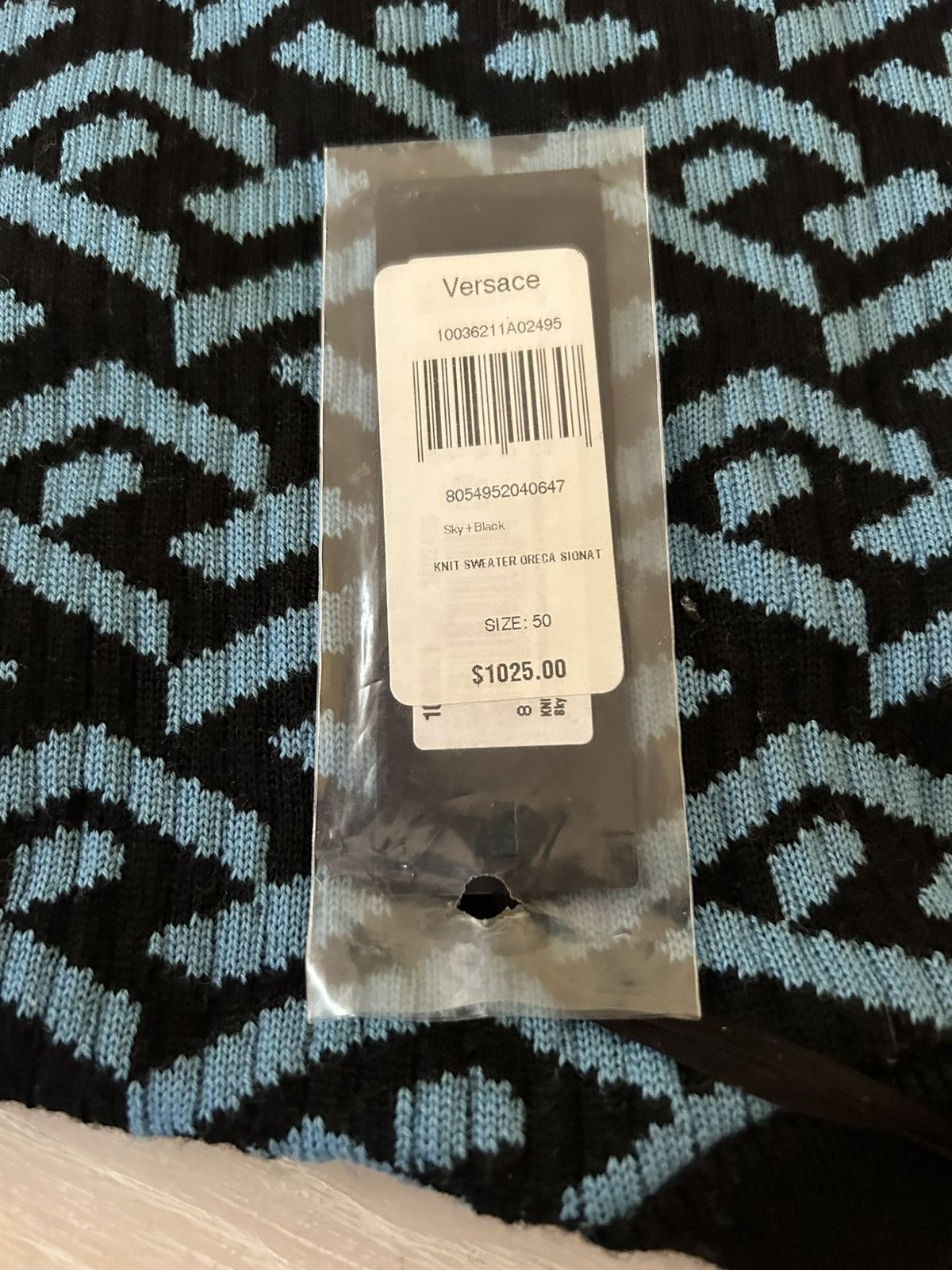 Versace Versace Medusa Monogram Crewneck Size US L / EU 52-54 / 3 - 5 Thumbnail