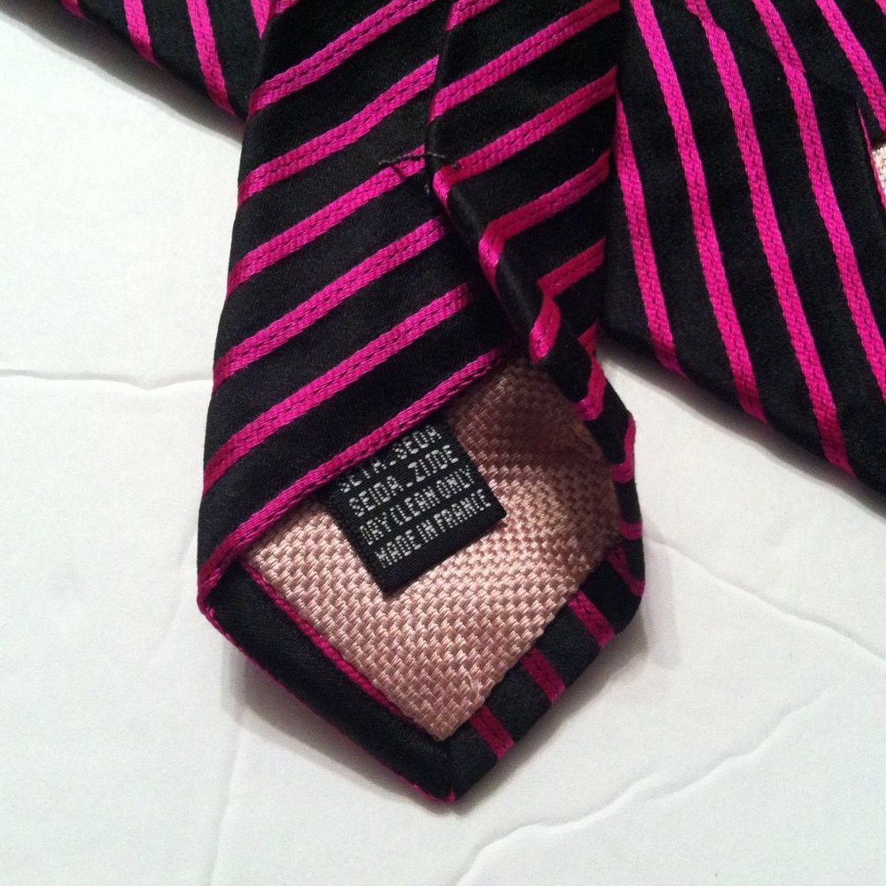 Thomas Pink THOMAS PINK MEN'S NEW BLACK TIE 3 3/4" X 57 3/4" Size ONE SIZE - 8 Thumbnail