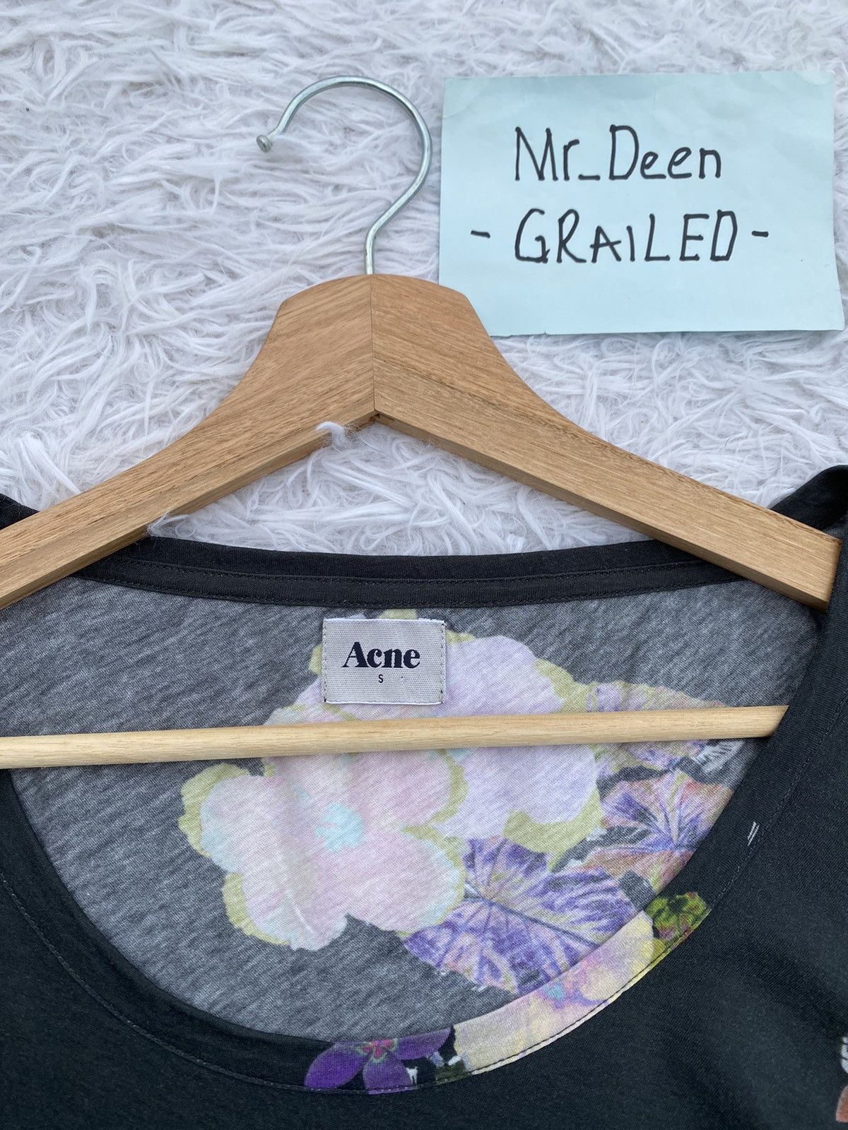 Acne Studios Rare ACNE Studios Florals Tshirt Size US S / EU 44-46 / 1 - 6 Thumbnail