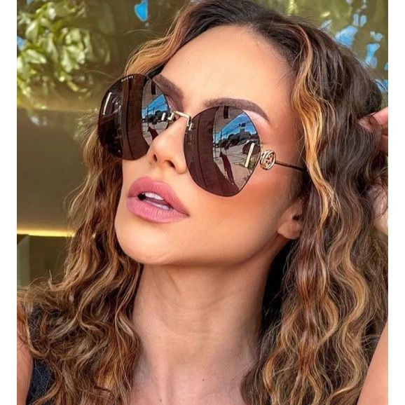 Gucci NEW GUCCI GG1203S 002 ROUND WOMEN SUNGLASSES GUCCI GG1203S Size ONE SIZE - 2 Thumbnail