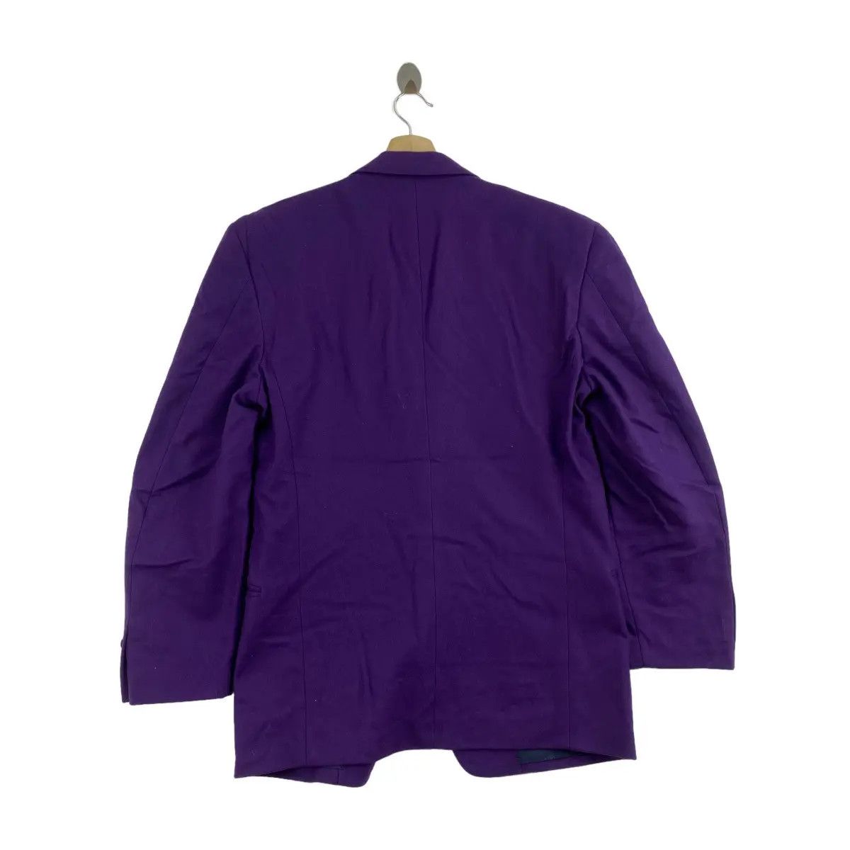 GianMarco Venturi Vtg GIAN MARCO VENTURI Made In Italy Purple Blazer 2 Button Size 40R - 6 Thumbnail
