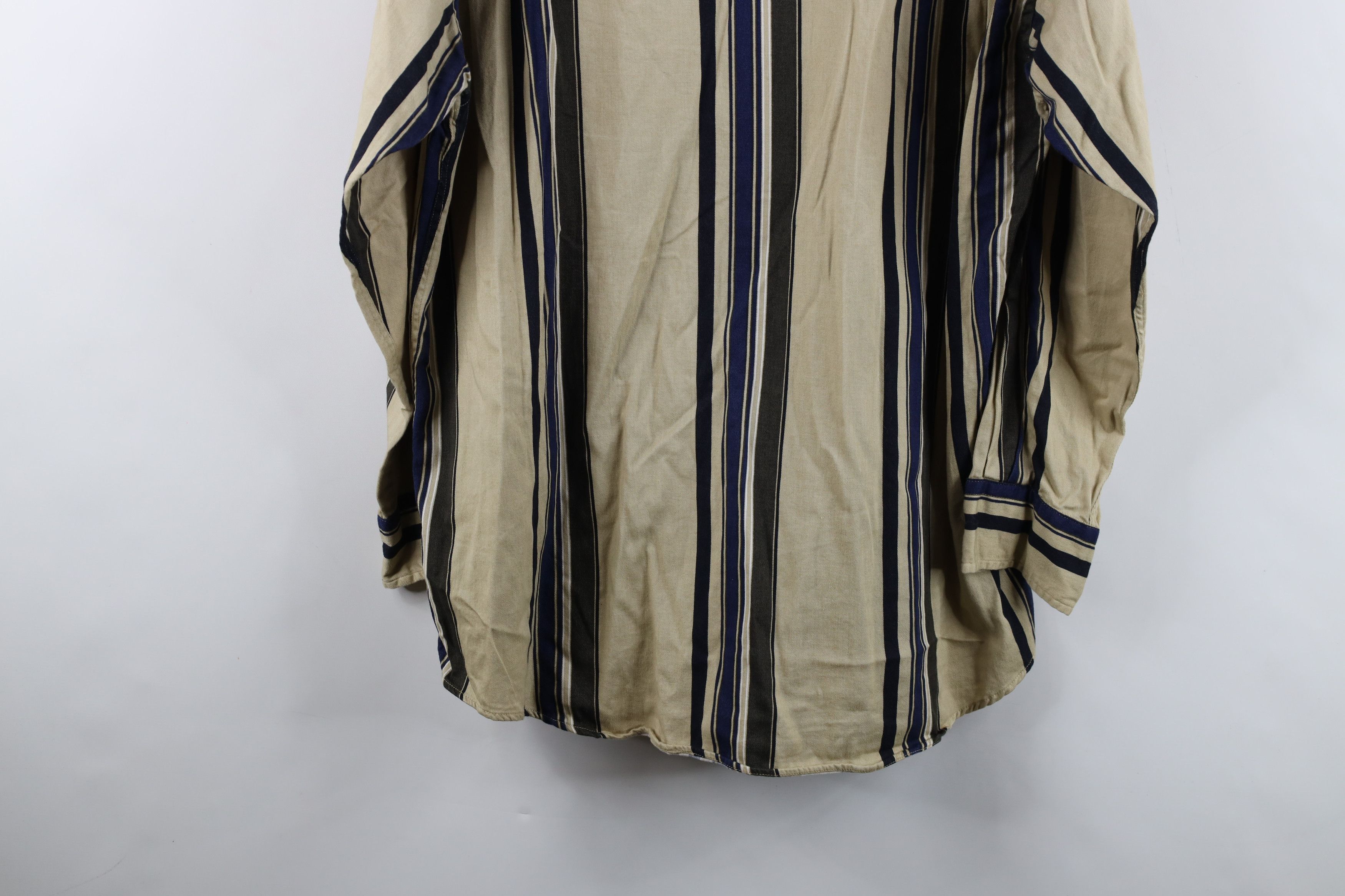 Vintage Vintage 90s Streetwear Block Collared Button Down Shirt Size US XL / EU 56 / 4 - 15 Thumbnail