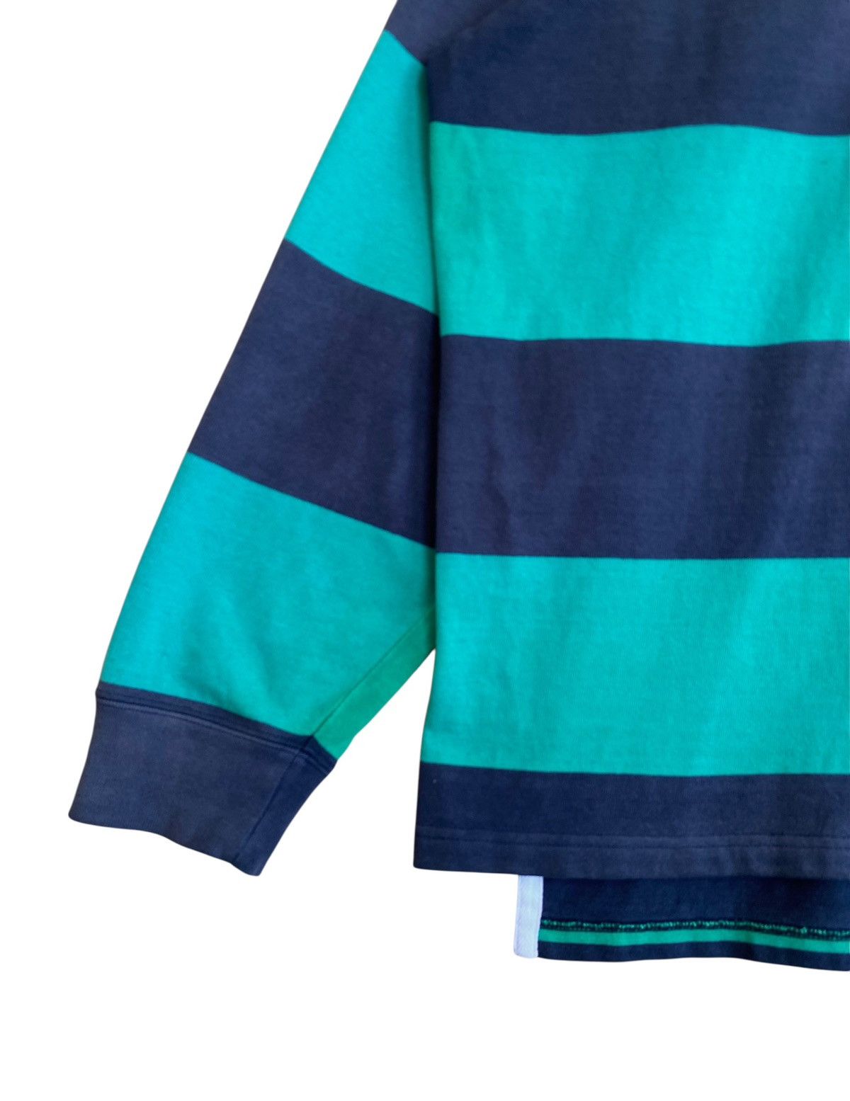 Polo Ralph Lauren Very Rare Vintage Polo Ralph Lauren Stripe Rugby Shirt 1990s Size US XL / EU 56 / 4 - 6 Thumbnail