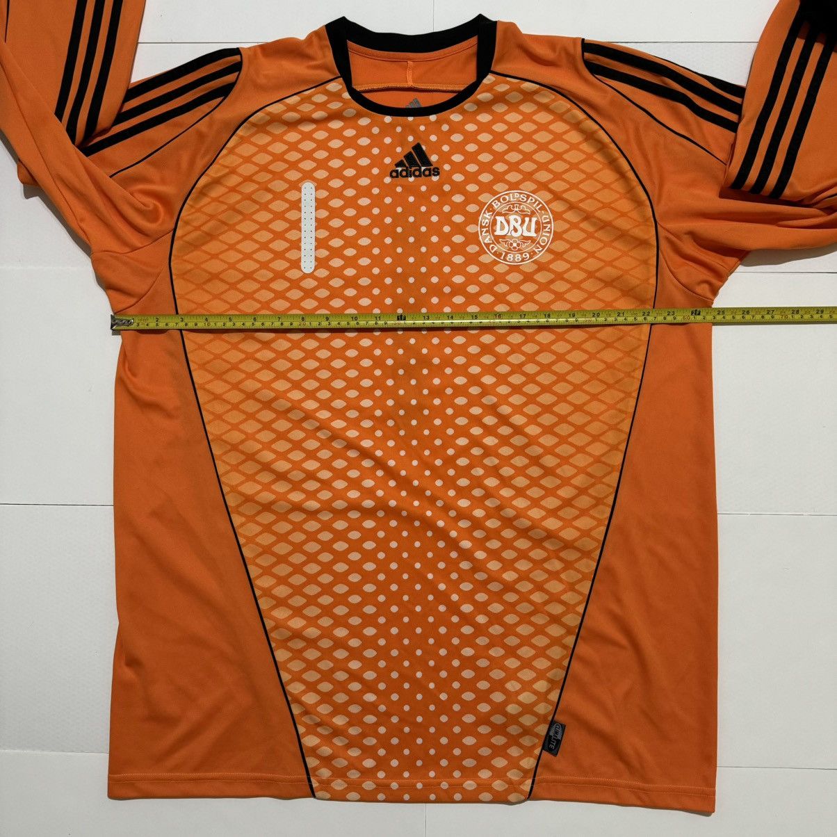 Adidas Adidas Climalite 2008 Orange Men's Soccer Goalkeeper Jersey Size US XL / EU 56 / 4 - 3 Thumbnail