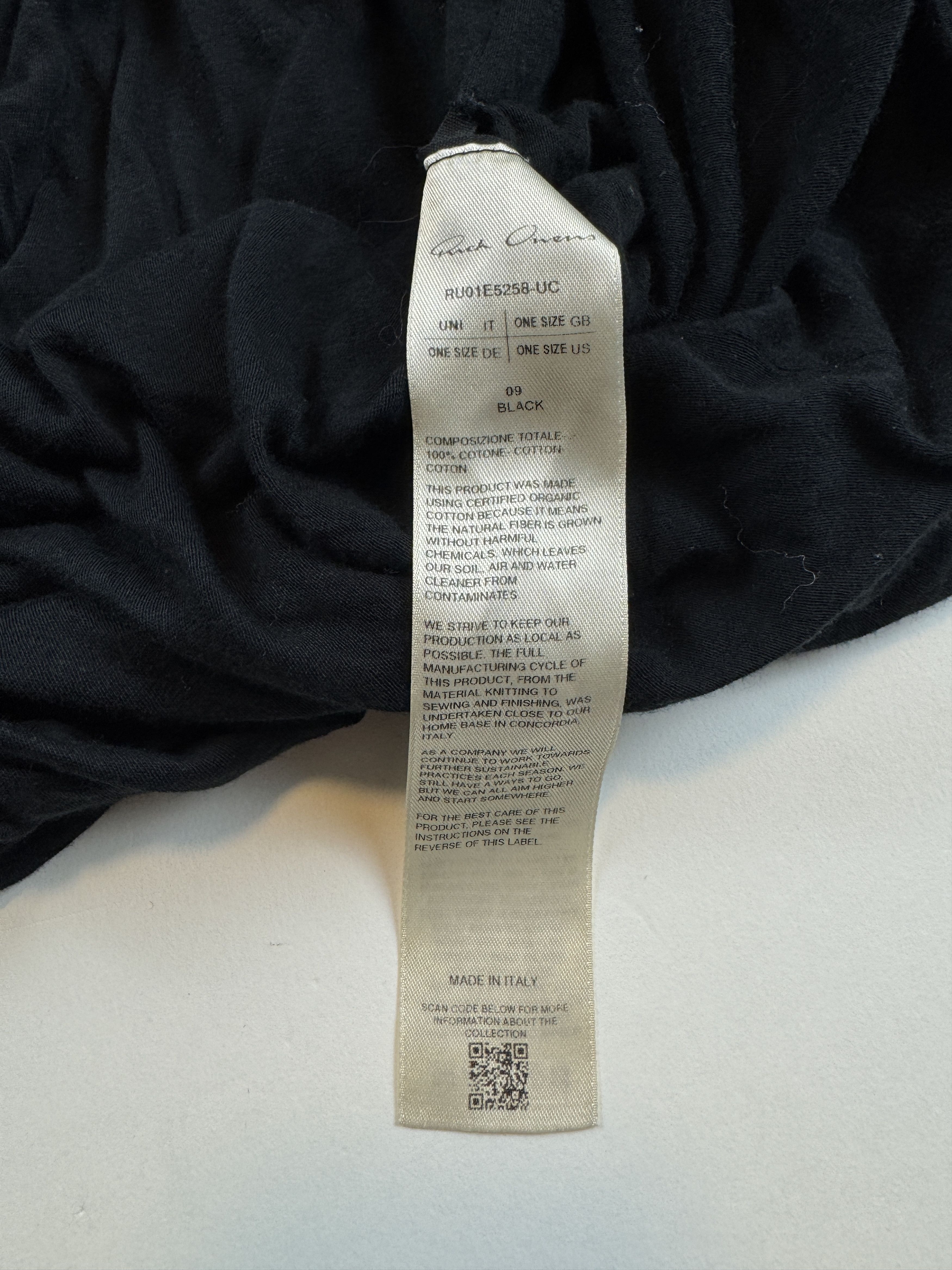 Rick Owens Rick Owens One Size Double Layer Longsleeve Size US L / EU 52-54 / 3 - 4 Thumbnail