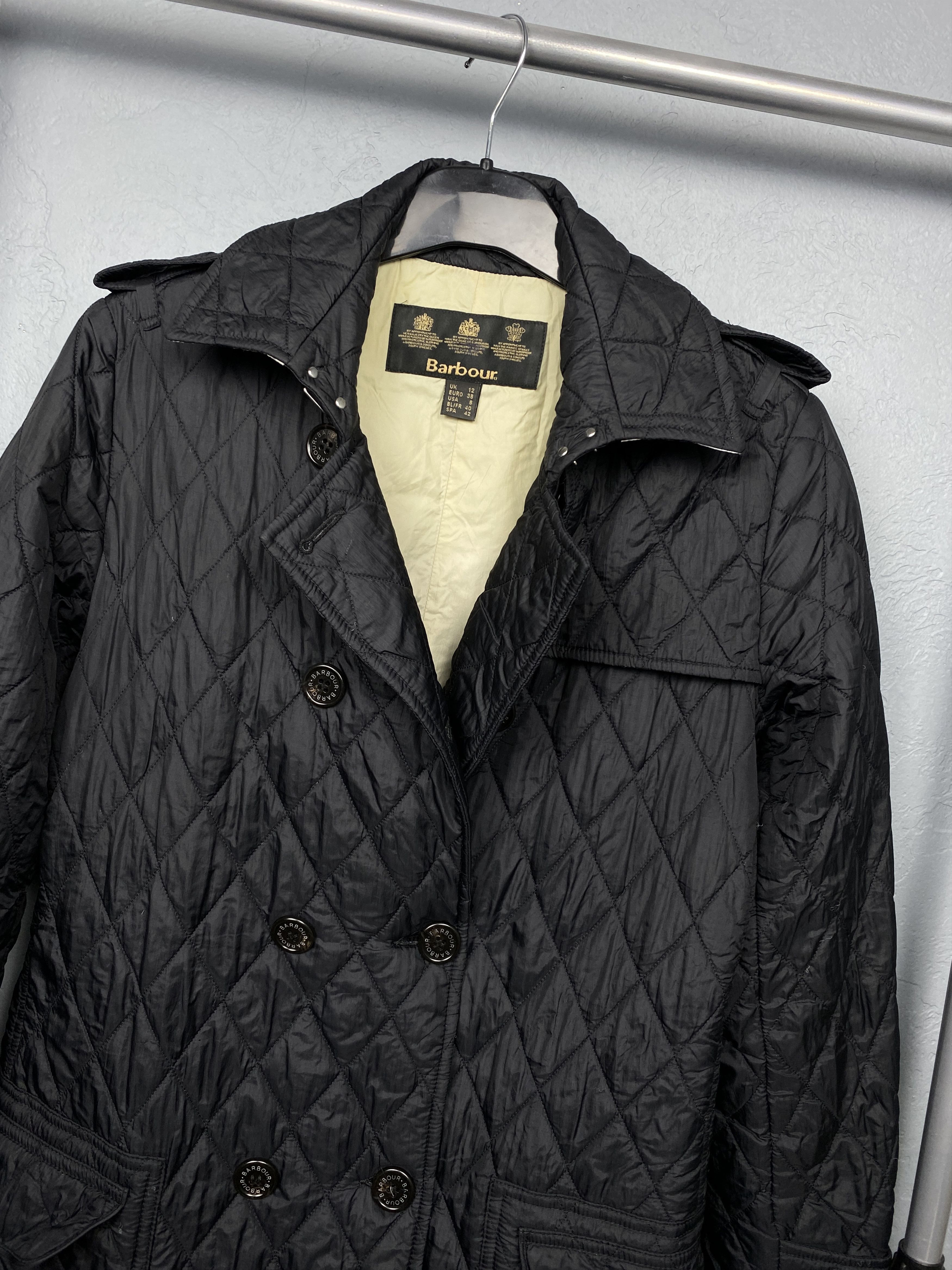 Barbour Barbour Womens Flyweight Valerie Short Quilted Jacket Size M / US 6-8 / IT 42-44 - 2 Thumbnail
