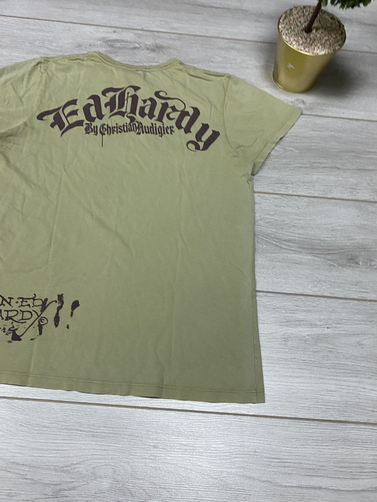 Ed Hardy Ed hardy wolf 🐺 vintage big logo t-shirt roses, eagle, ship Size US S / EU 44-46 / 1 - 9 Thumbnail