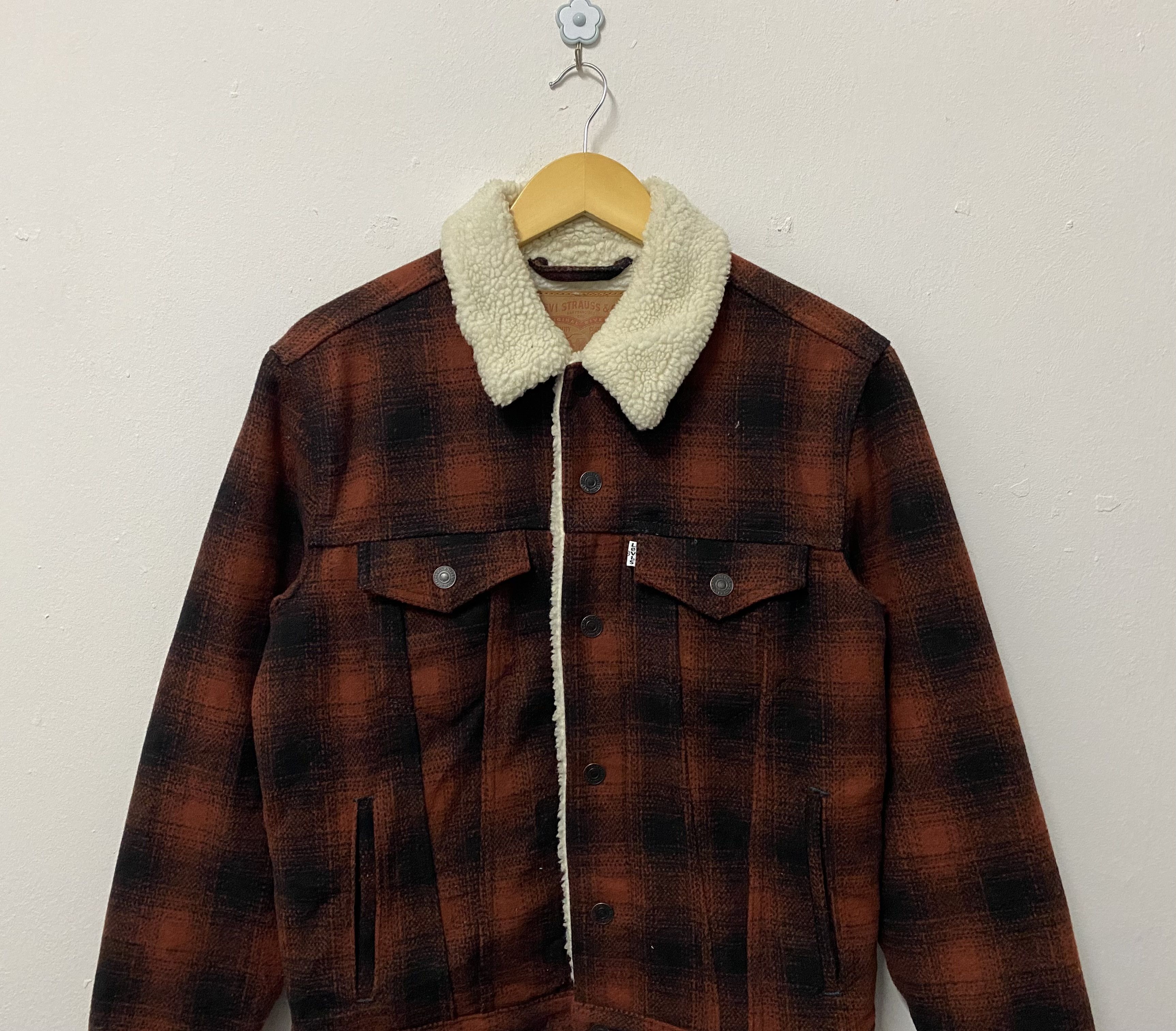 Levi's Levi’s Type 3 Checkered Sherpa Jacket Size US S / EU 44-46 / 1 - 4 Thumbnail