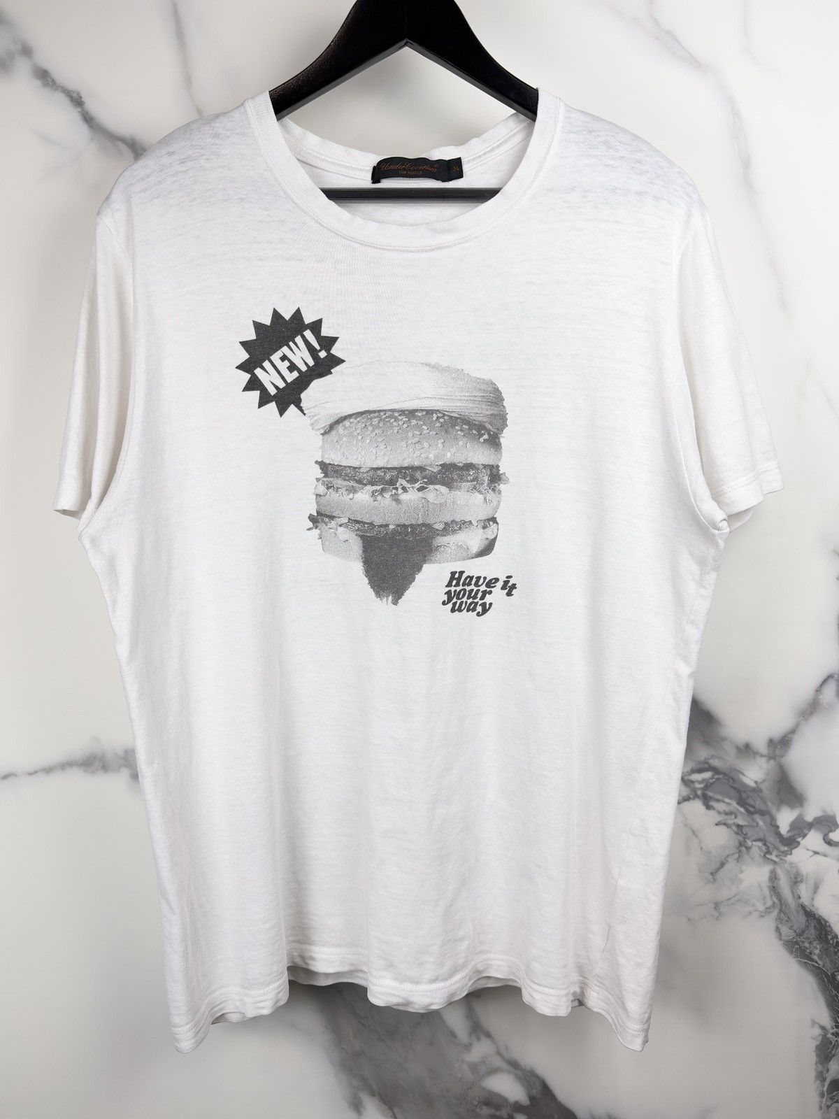 Undercover AW03 Undercover Paper Doll Bush Bin Laden Burger Tshirt Size US M / EU 48-50 / 2 - 1 Thumbnail