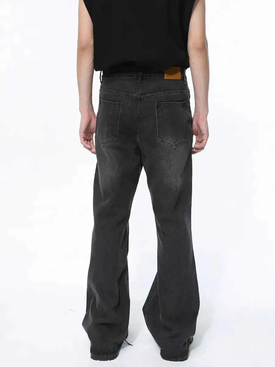 Japanese Brand Retro loose high street micro flared jeans Size US 32 / EU 48 - 3 Thumbnail