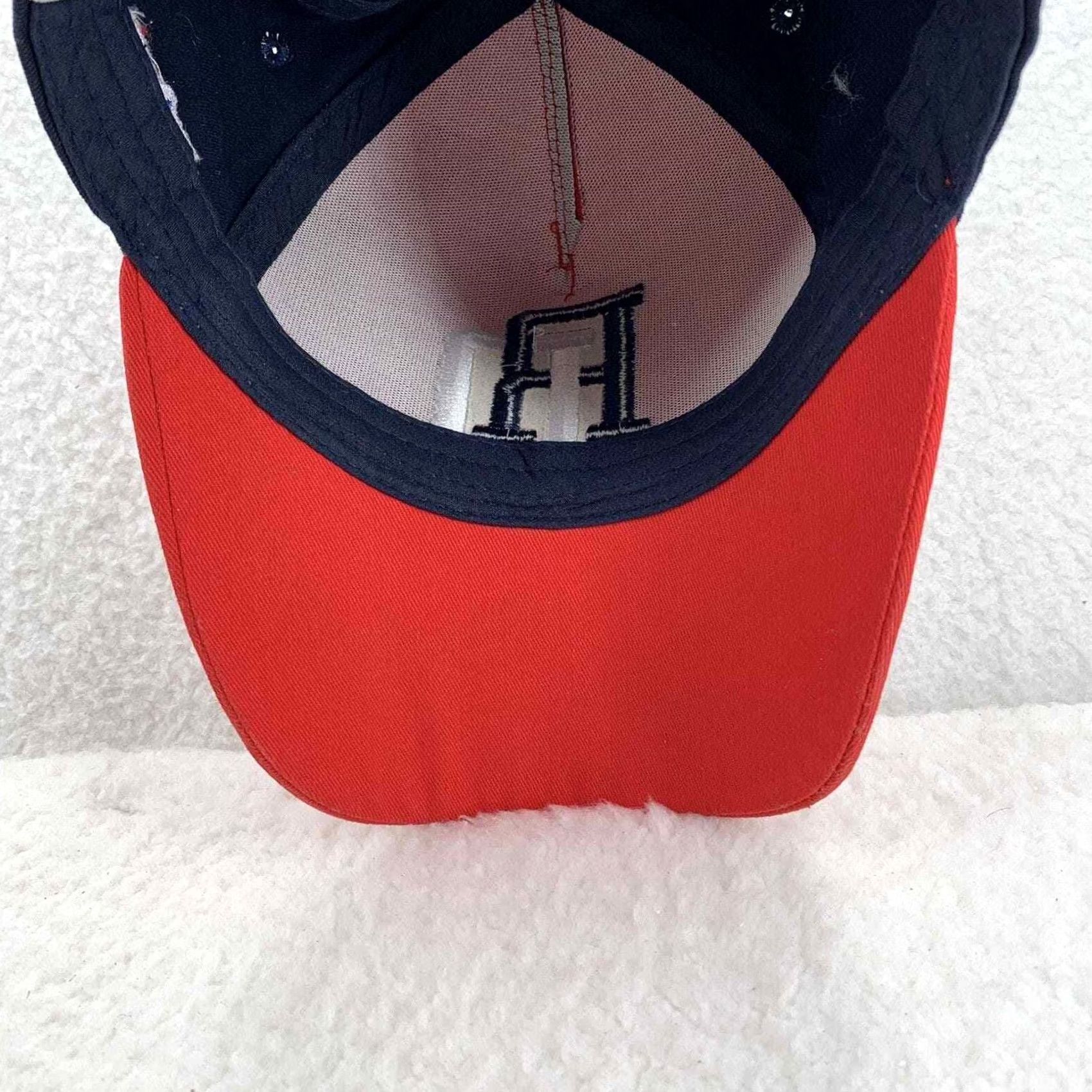 Vintage KV Sports Hat Mens Snapback OSFM Republica Dominica Flag Red Blue Size ONE SIZE - 6 Thumbnail