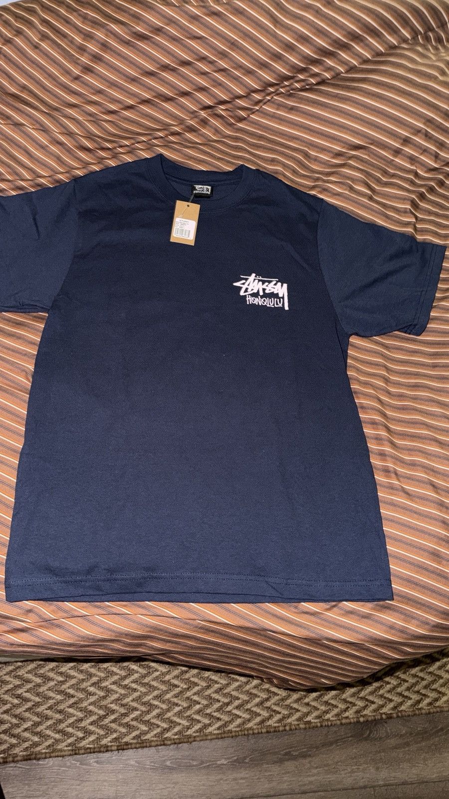 Stussy Stussy Honolulu Chapter navy Hawaii Limited t shirt | Grailed