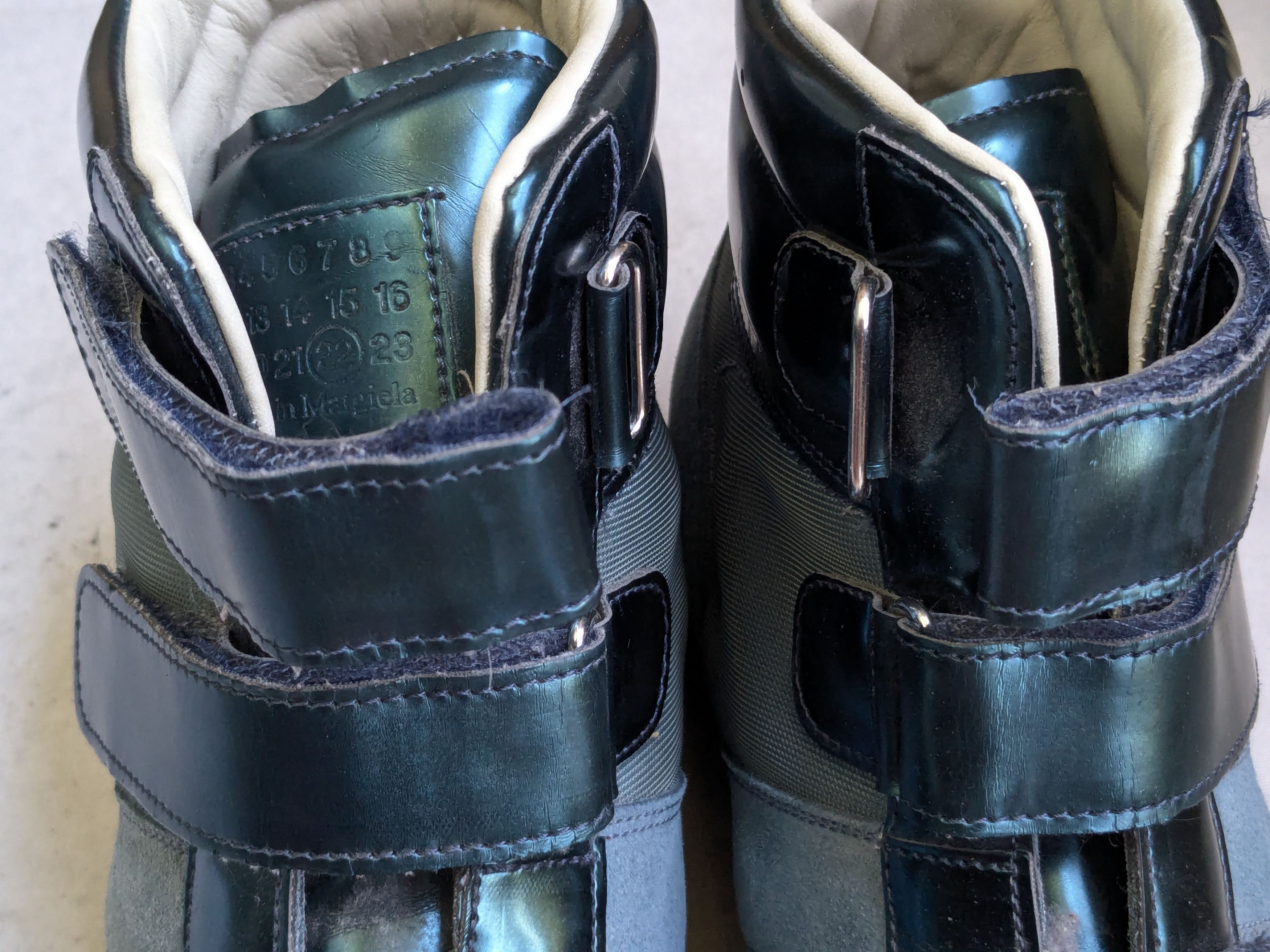 Maison Margiela Maison Margiela Triple Strap Sneakers Blue 12 45 GAT Replica Size US 12 / EU 45 - 5 Thumbnail