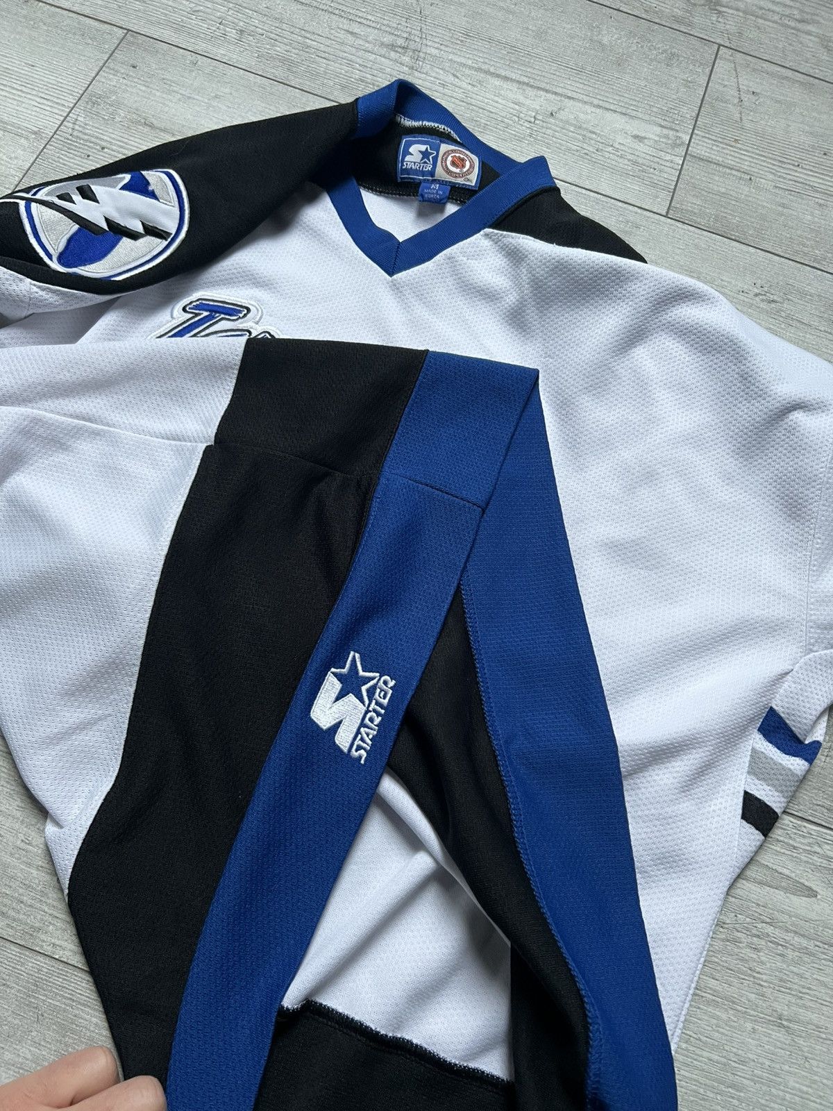 NHL × Starter Tempa Bay Lightning NHL White Jersey Size US M / EU 48-50 / 2 - 8 Thumbnail