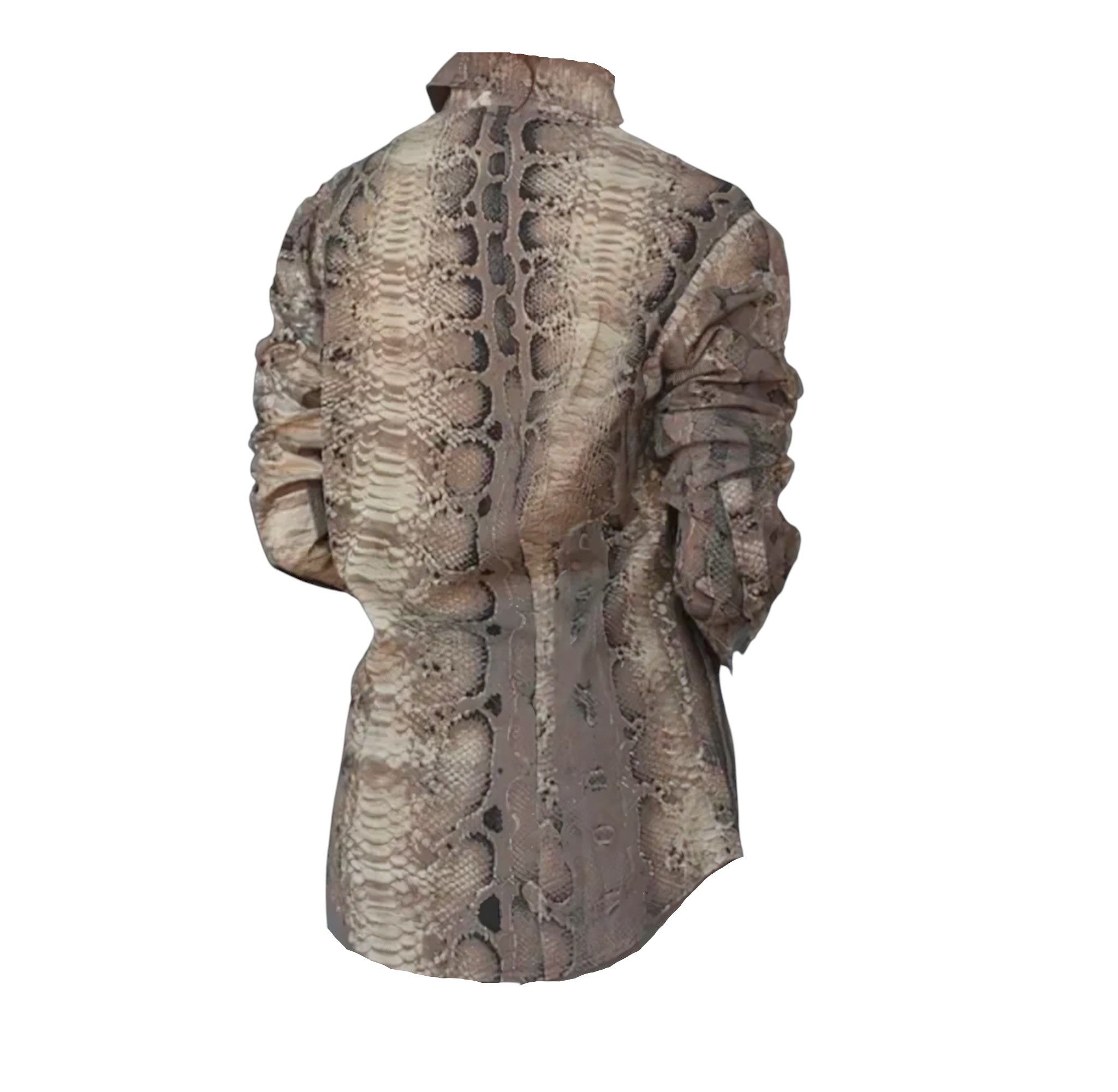 Roberto Cavalli SNAKESKIN SHIRT Size US S / EU 44-46 / 1 - 3 Thumbnail