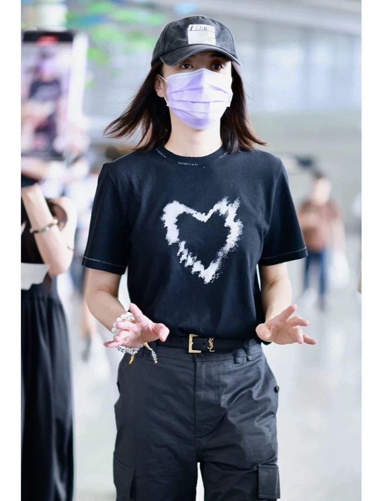 Saint Laurent Paris Saint laurent paris 23 FW Destruction Glitter Love Short Sl Size US XS / EU 42 / 0 - 7 Thumbnail