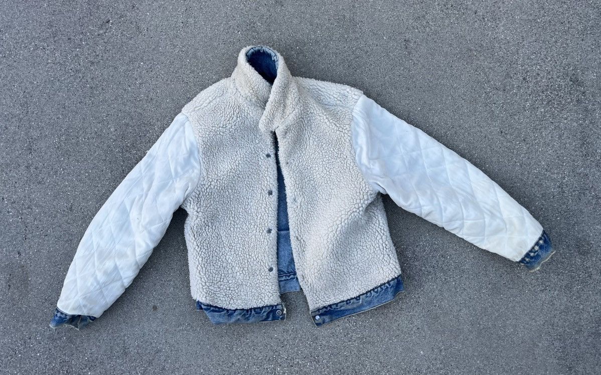 Levi's Vintage Levi’s Orange Tab Sherpa Lined Trucker Jacket 44 Size US M / EU 48-50 / 2 - 14 Thumbnail