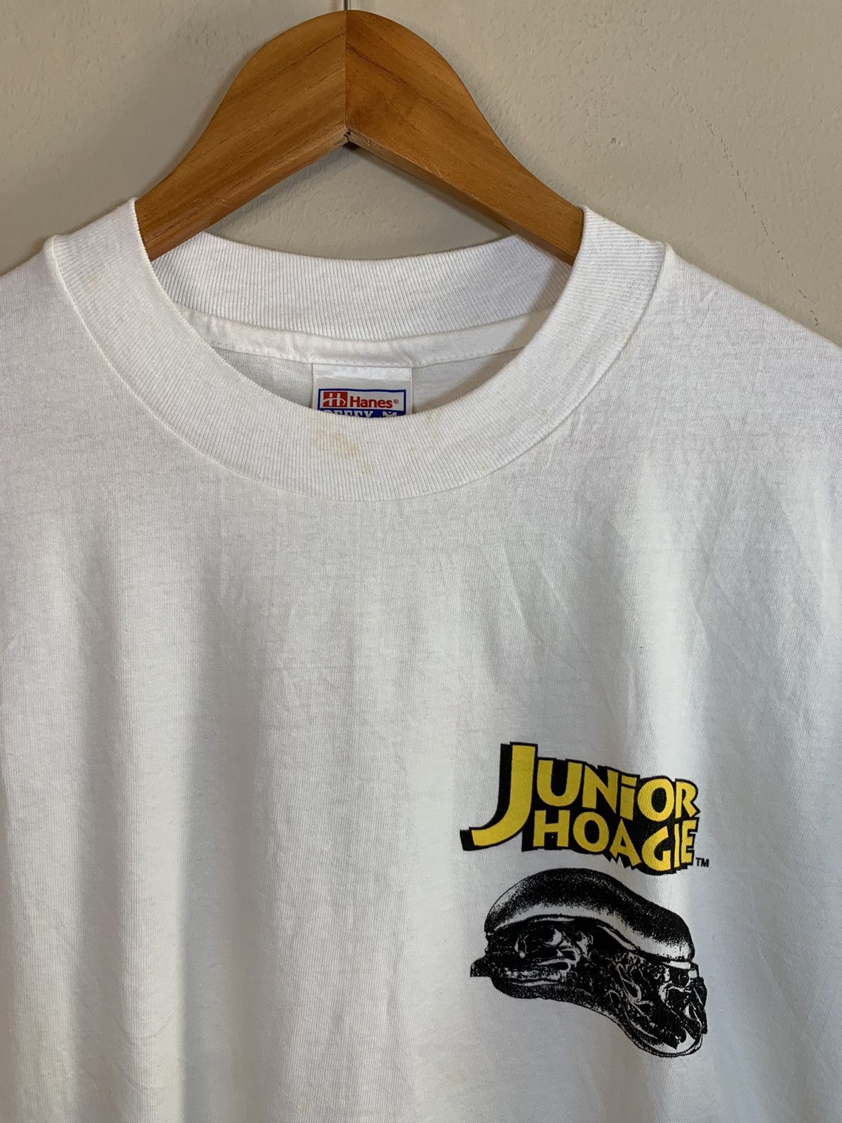 Vintage RARE* Vintage 90s Wawa Hoagie Sandwich Single Stitch T-Shirt Size US XL / EU 56 / 4 - 4 Thumbnail