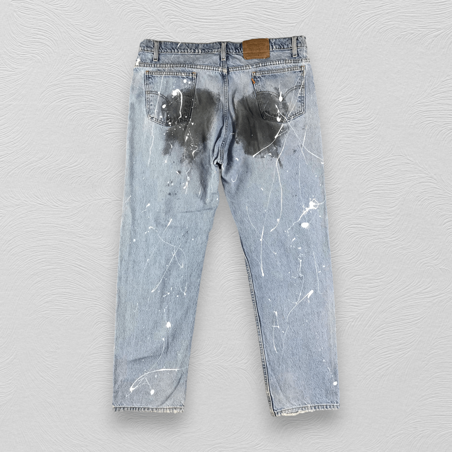 Levi's Vintage Levis 505 Jeans Painted Denim KJ1891 Size US 41 - 2 Thumbnail