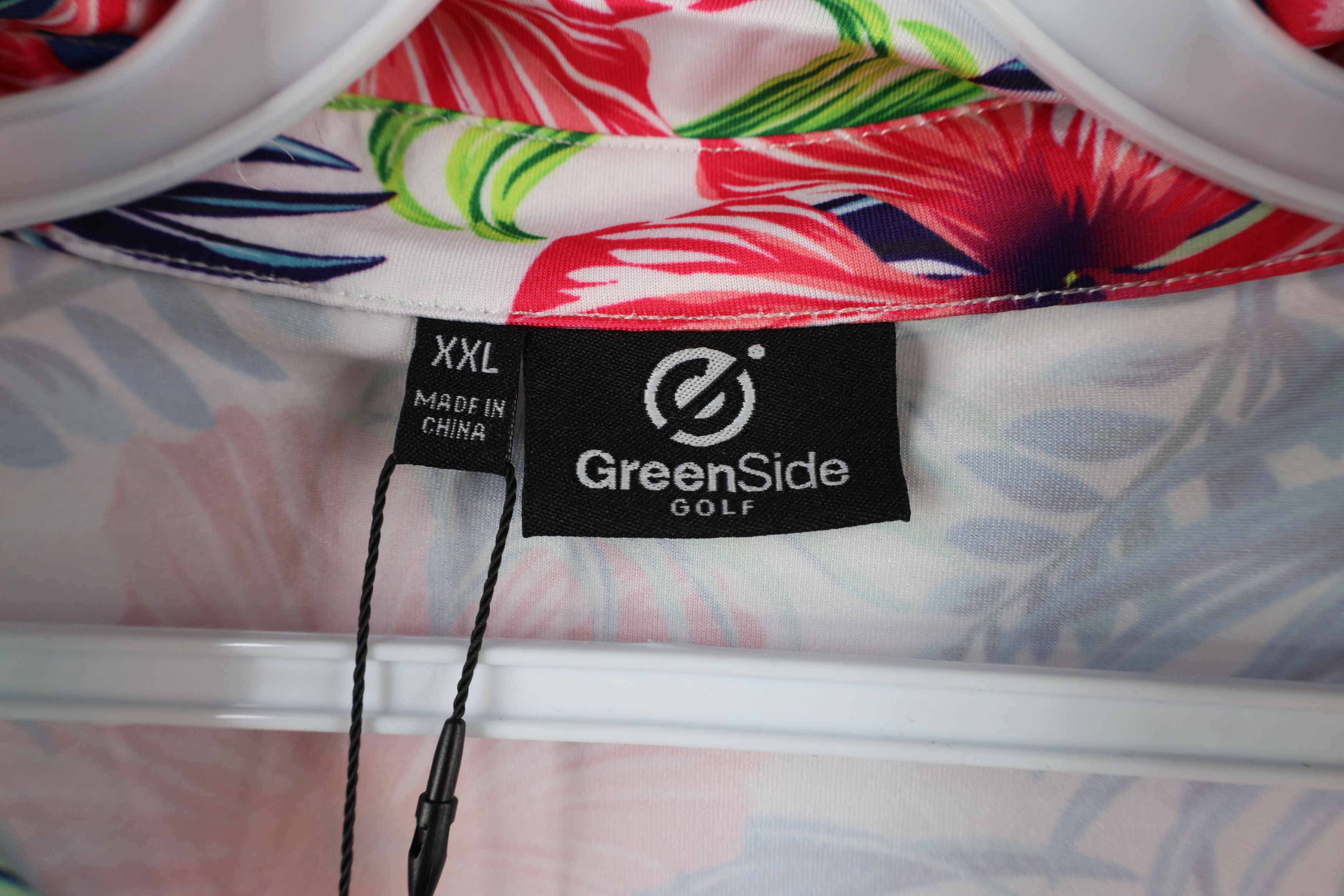 Vintage New Green Side Golf All Over Print Collared Polo Shirt Size US XXL / EU 58 / 5 - 7 Thumbnail