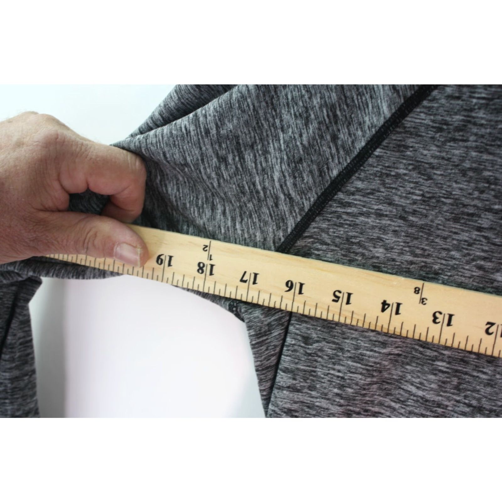 Essentials Essentials Women's Long Sleeve Utility Hoodie Shirt M Heather Gray Size M / US 6-8 / IT 42-44 - 6 Thumbnail
