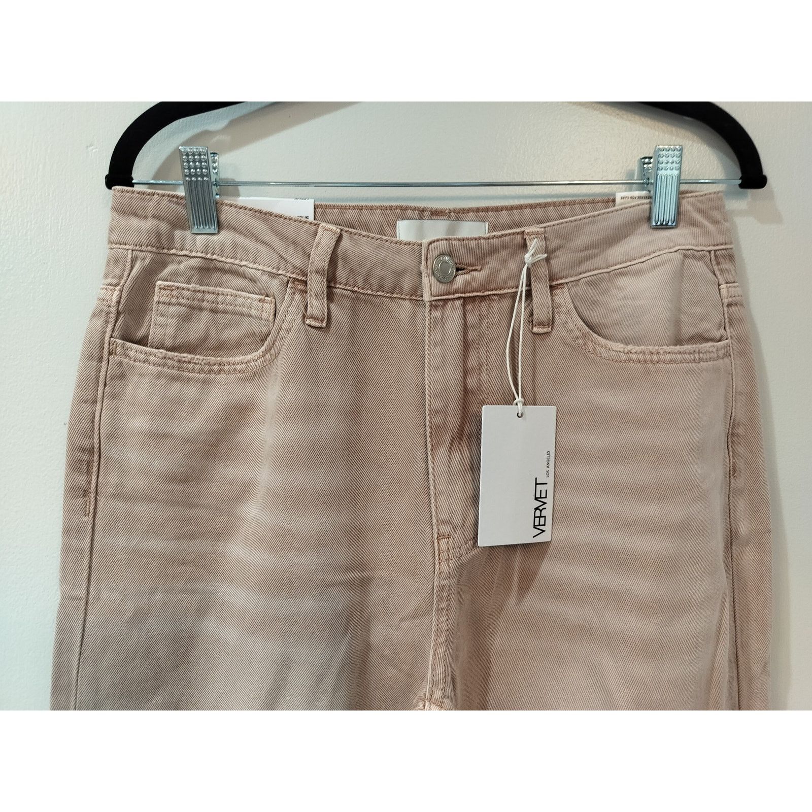 Other VERVET Leslie V2737 Vintage Flare Pink Raw Hem Jeans Size 28 Size 28" / US 6 / IT 42 - 3 Thumbnail