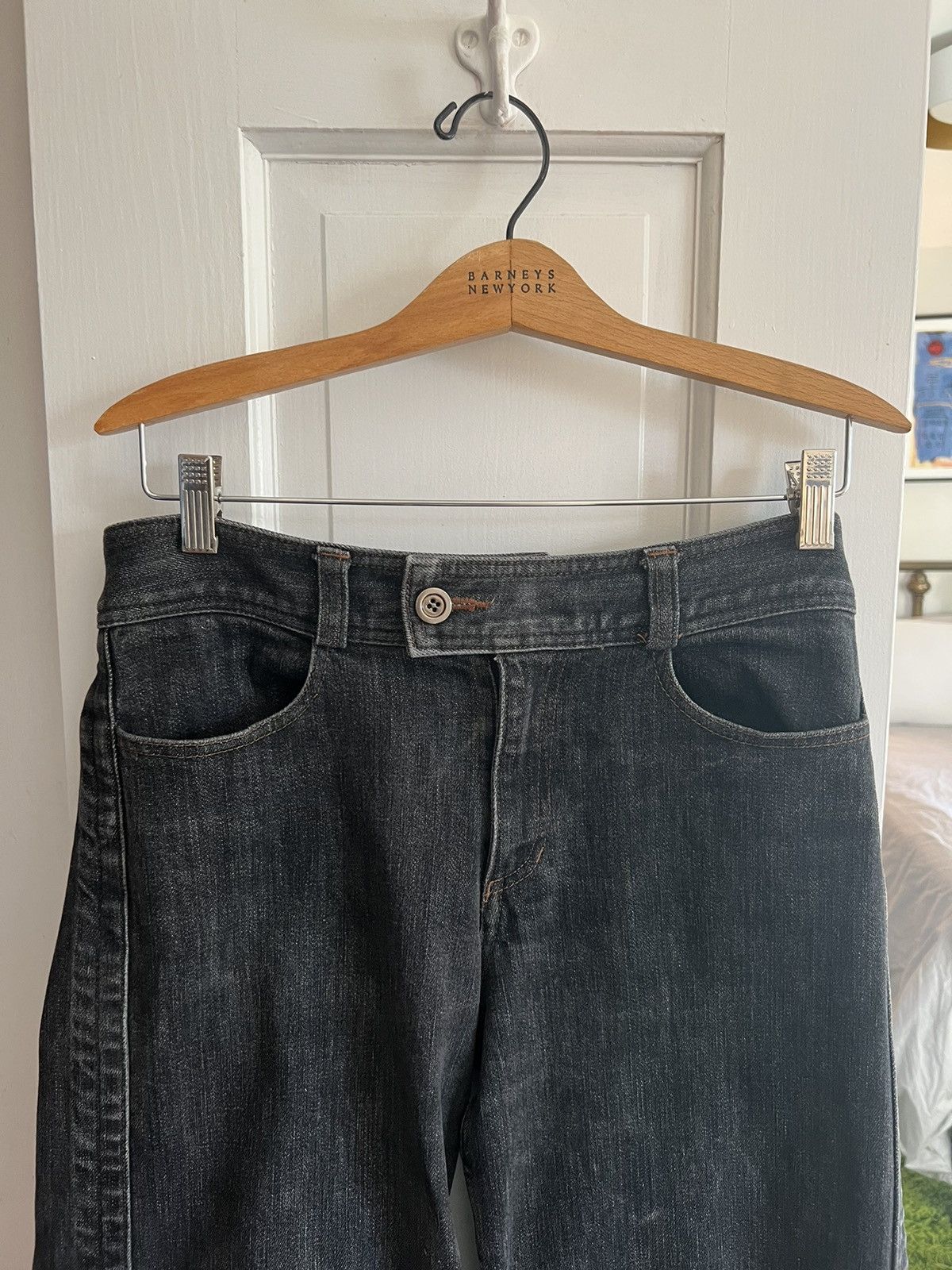 Comme des Garcons Comme Des Garçons Wide Leg Denim Pants Size US 30 / EU 46 - 2 Thumbnail