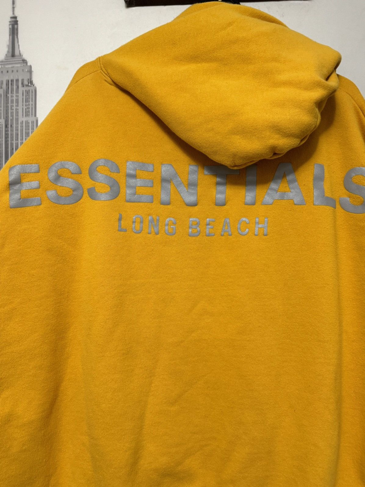 Fear of God 🔥Fear of God Essentials LONG BEACH Hoodie Yellow SZ Medium Size US M / EU 48-50 / 2 - 3 Thumbnail