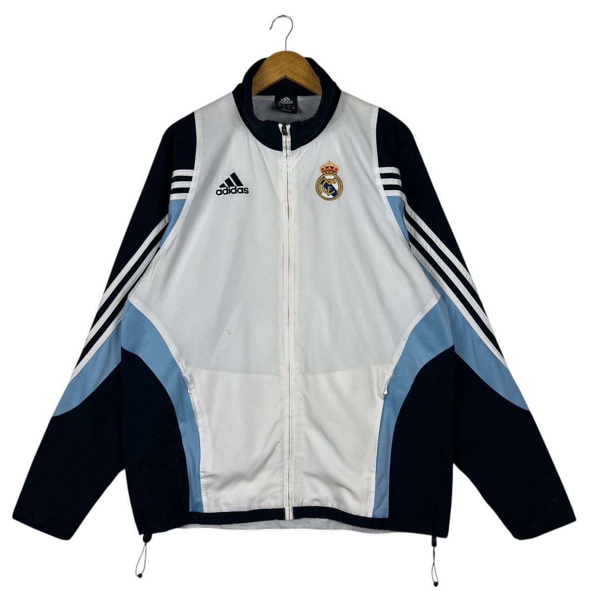Adidas vintage Adidas Real Madrid 2003-2004 football soccer jacket Size US M / EU 48-50 / 2 - 1 Thumbnail