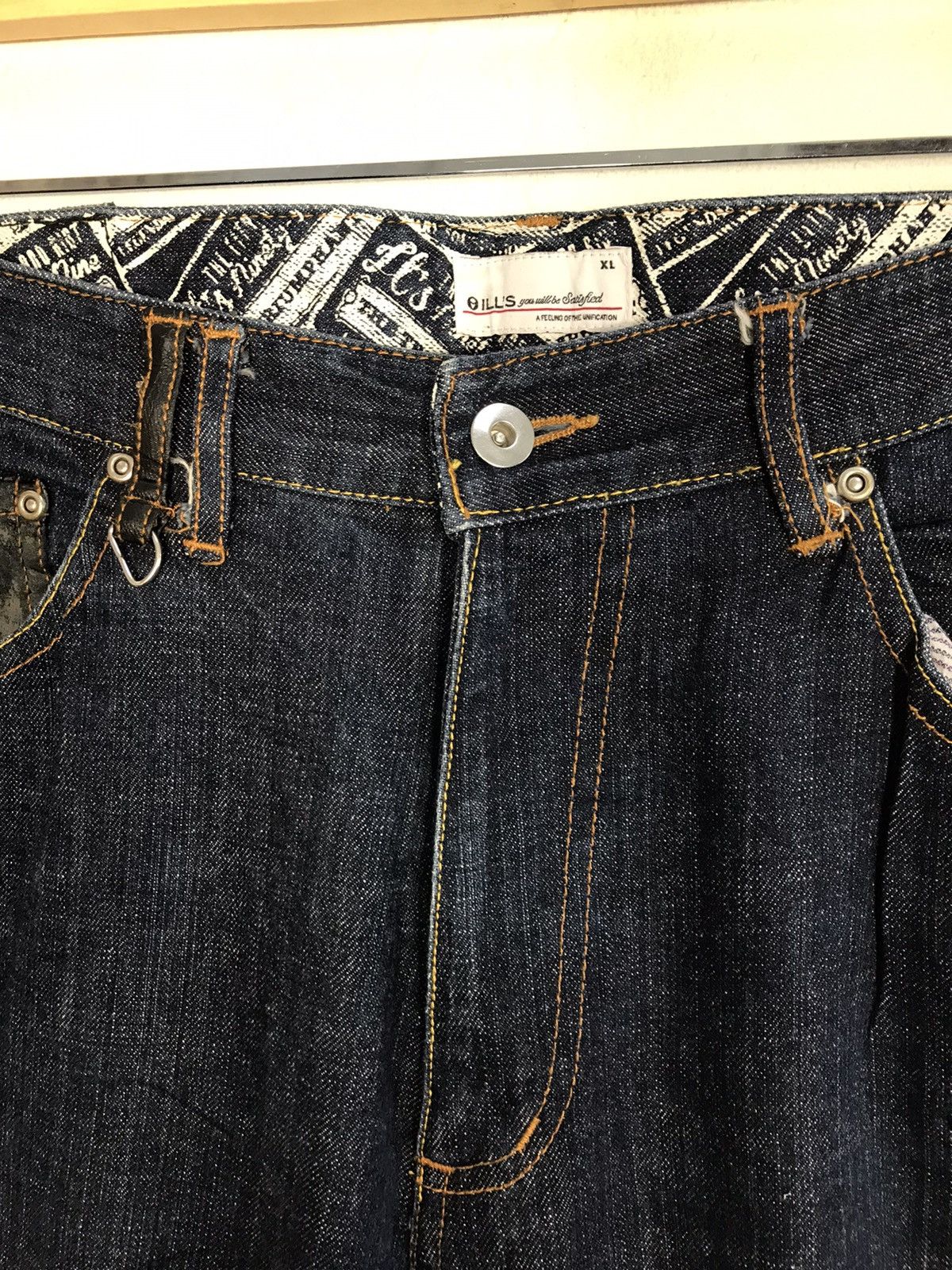 Japanese Brand ILL’s Just Infamous Indigo Denim Straight Cut Fits Size 36 Size US 36 / EU 52 - 5 Thumbnail