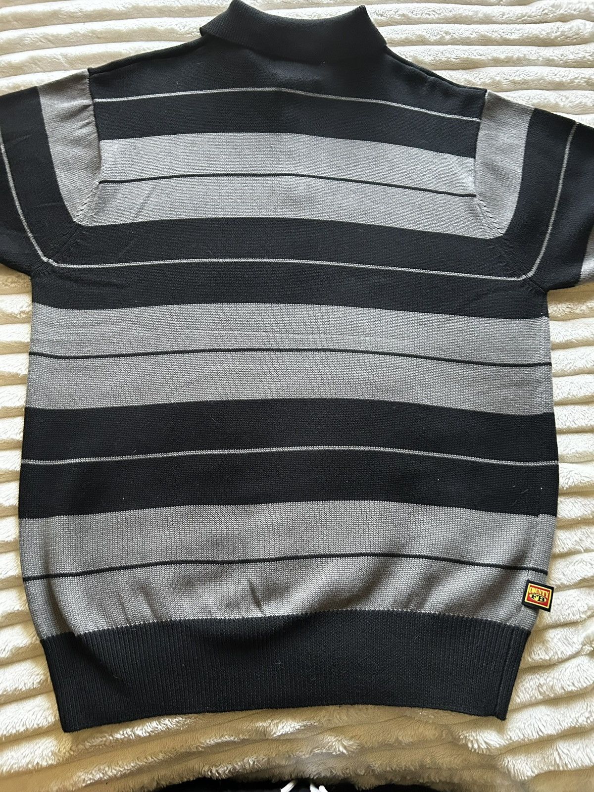 Other Fb county grey and black half button up Charlie Brown shirt Size US L / EU 52-54 / 3 - 5 Thumbnail