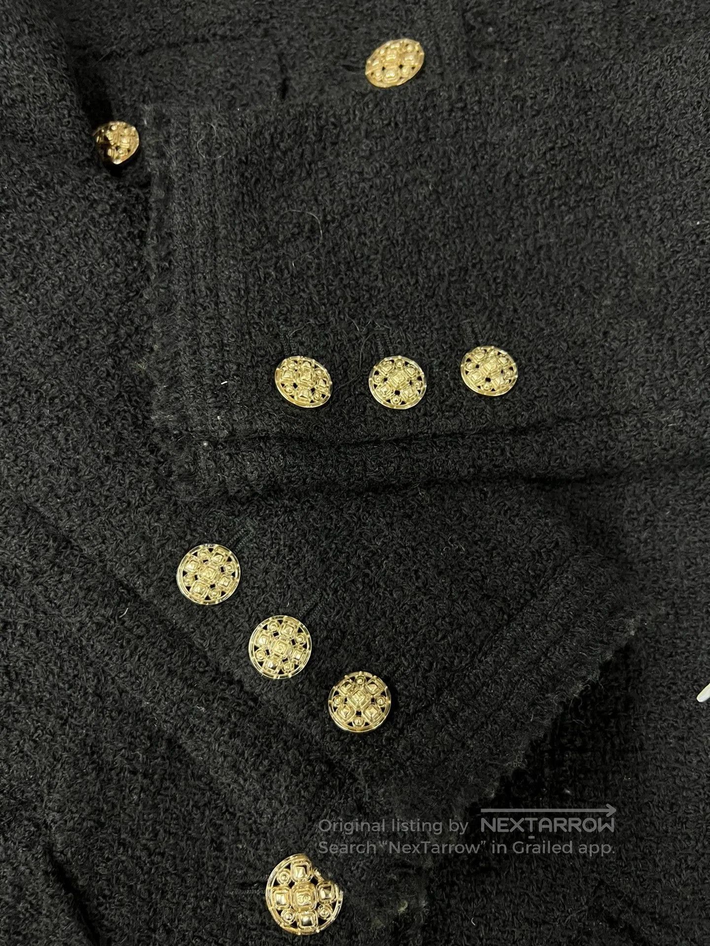 Chanel Chanel Rue Cambon Black Gold Jacket. Size US L / EU 52-54 / 3 - 3 Thumbnail