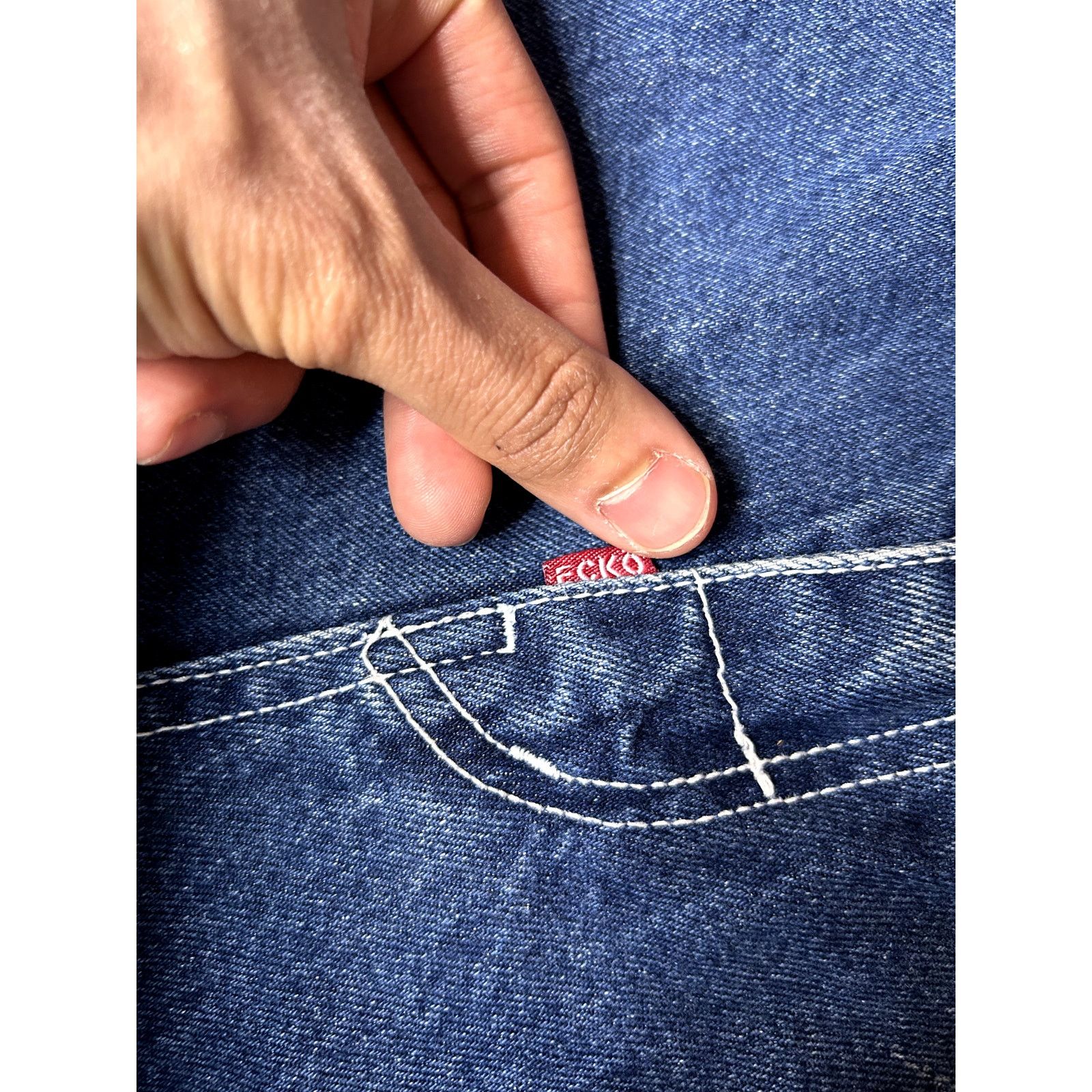 Ecko Unltd. × Vintage Vintage Y2k Ecko Unltd Carpenter Denim Jean Shorts Size US 38 / EU 54 - 11 Thumbnail