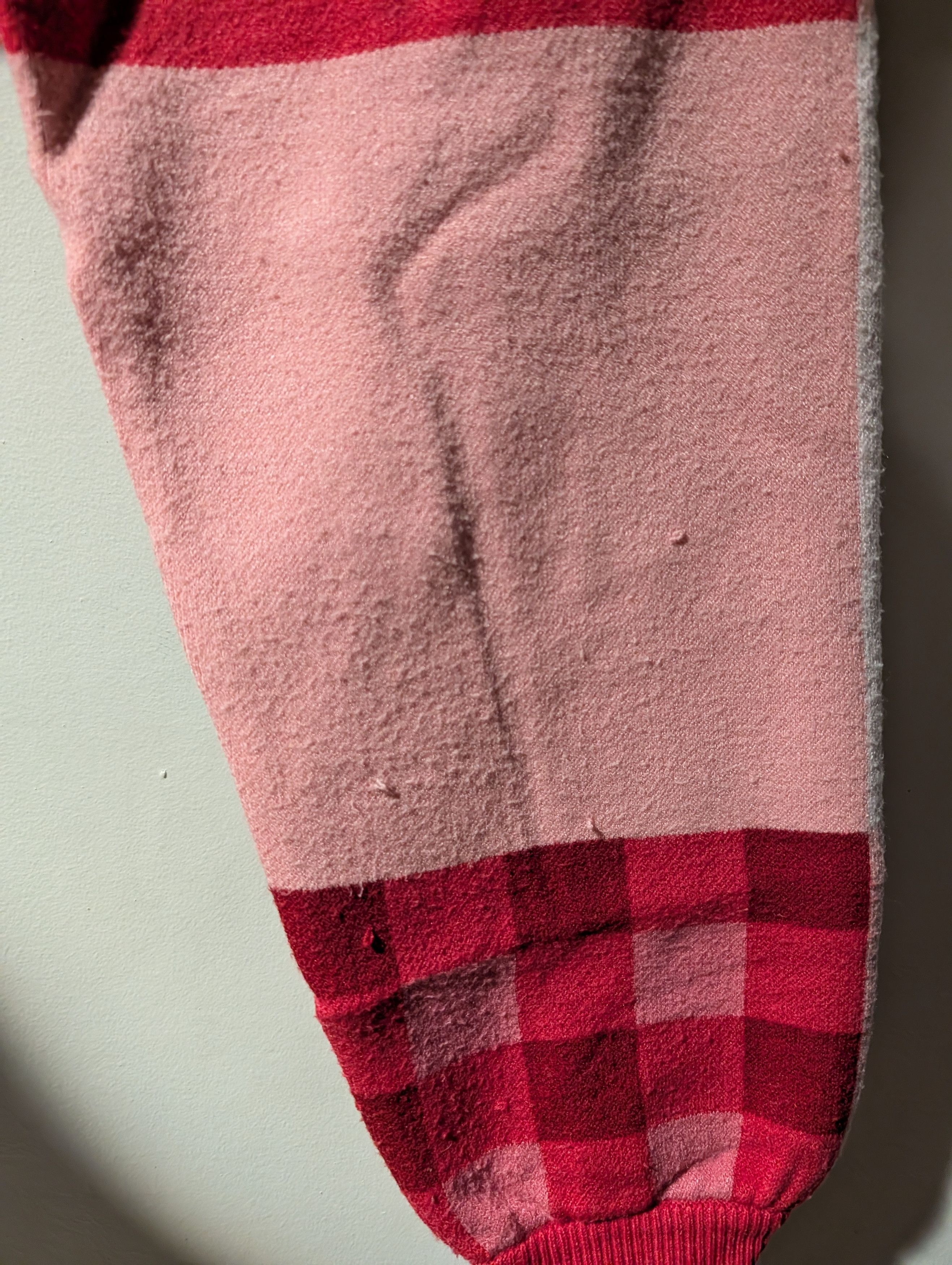 Strawberry Strawberry Shortcake Cardigan Sweater Pink Gingham Patchwork Size L / US 10 / IT 46 - 9 Thumbnail