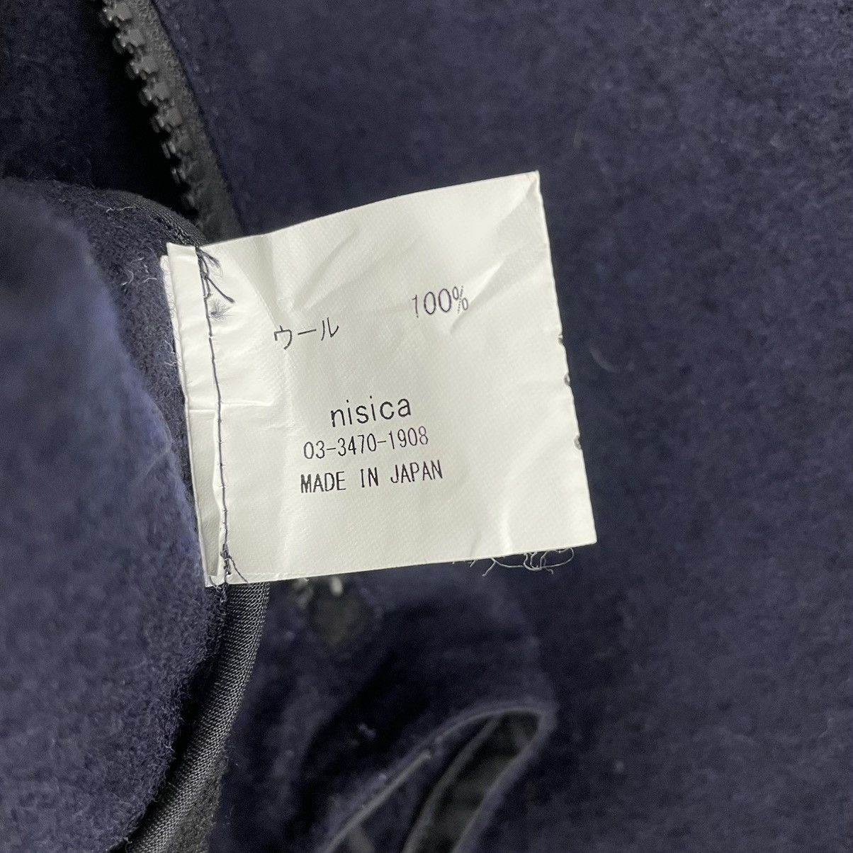 45rpm ⚡️NISICA JAPAN TWO SIDE ZIPPER VEST Size US M / EU 48-50 / 2 - 9 Thumbnail