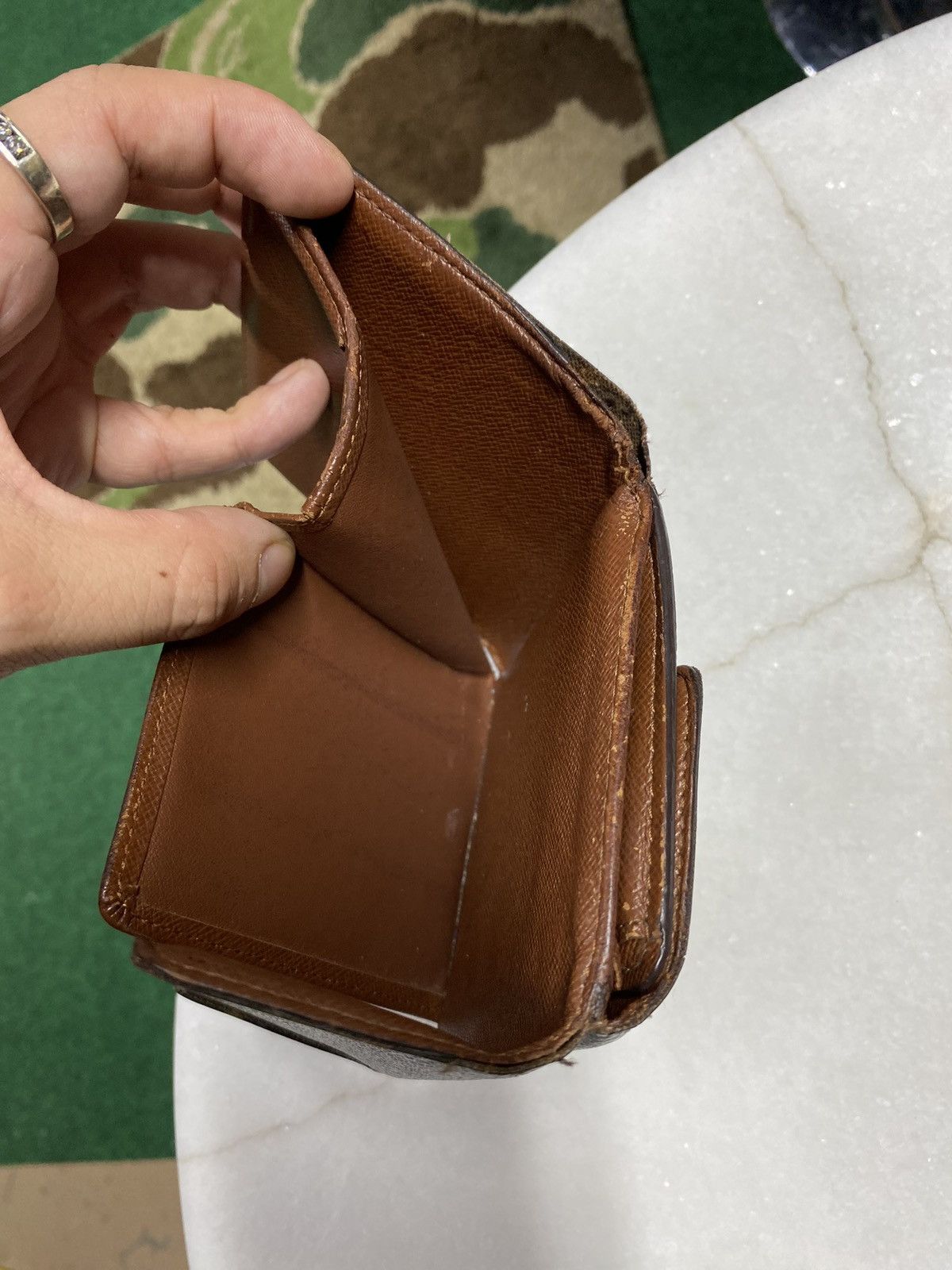 Louis Vuitton Louis Vuitton Brown Monogram Wallet Women’s Card Holder Size ONE SIZE - 9 Thumbnail
