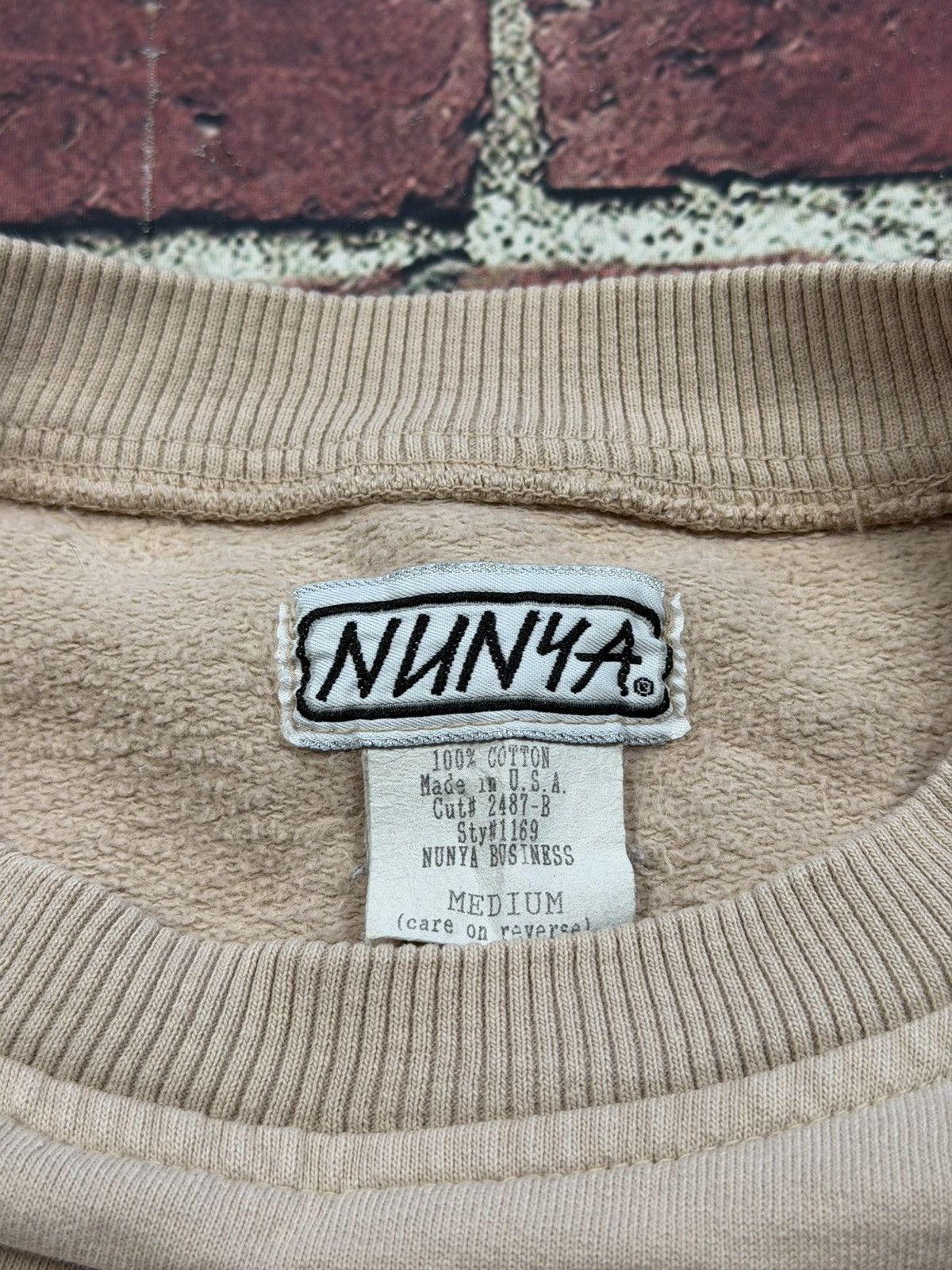 Other Vintage 90s NUNYA BUSINESS Crewneck Sweatshirt 90s Why Not? Size US M / EU 48-50 / 2 - 7 Thumbnail