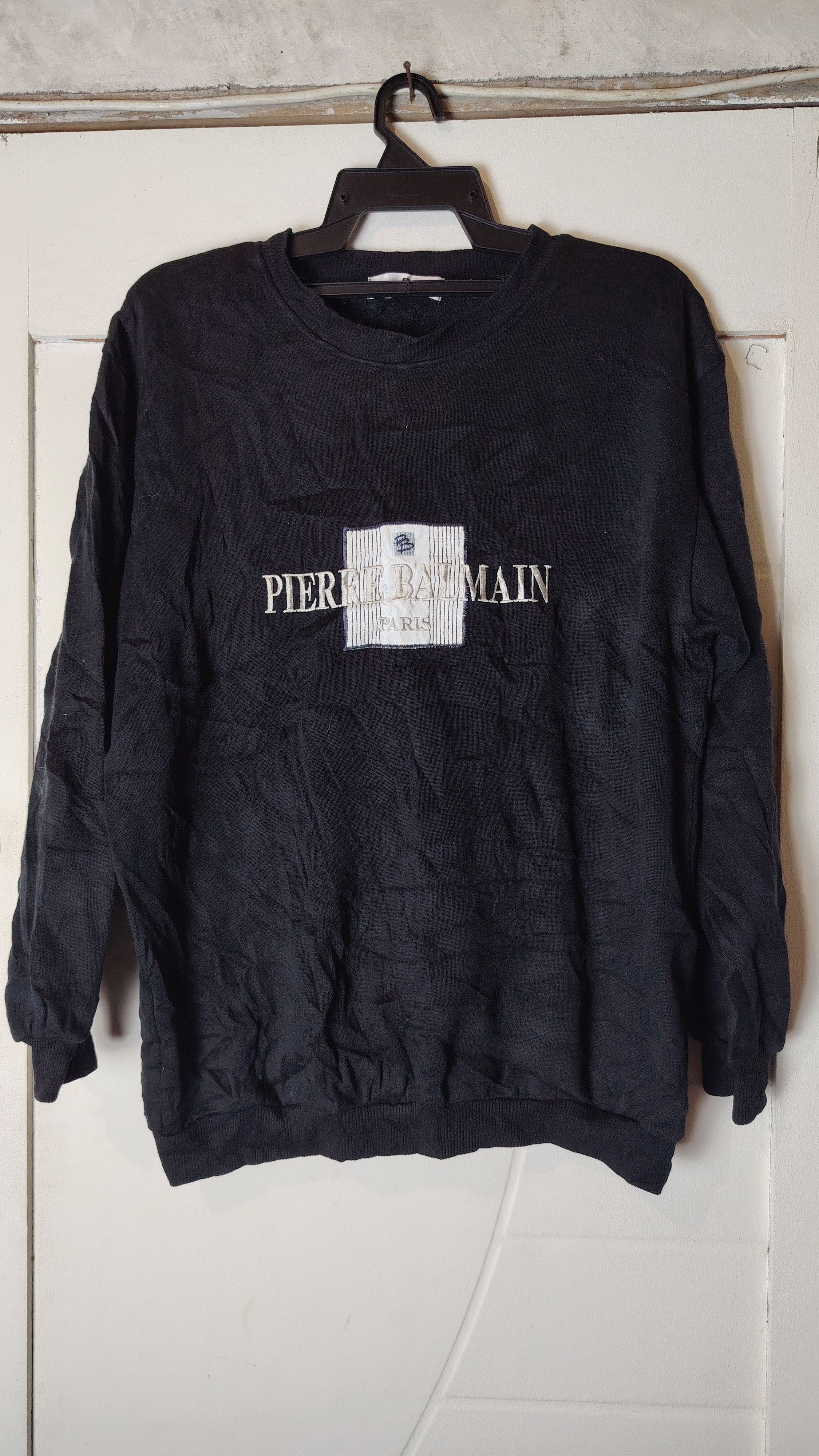 Balmain Vintage Pierre Balmain Fleece Sweatshirt Crewneck Size US L / EU 52-54 / 3 - 1 Thumbnail