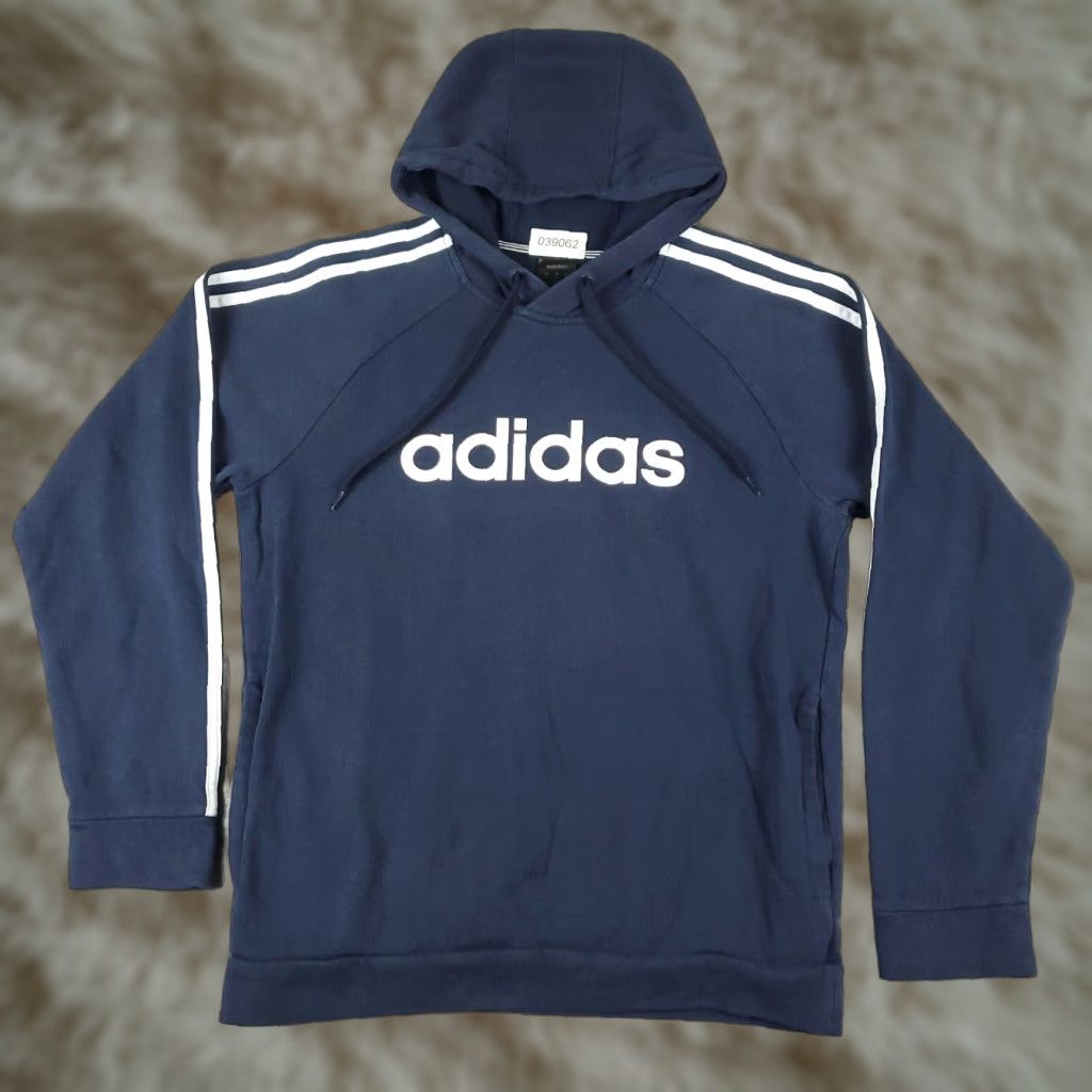 Adidas VINTAGE Adidas Hoodie Pullover Men Medium Blue Casual Sports Modern All Seasons Size US M / EU 48-50 / 2 - 1 Thumbnail