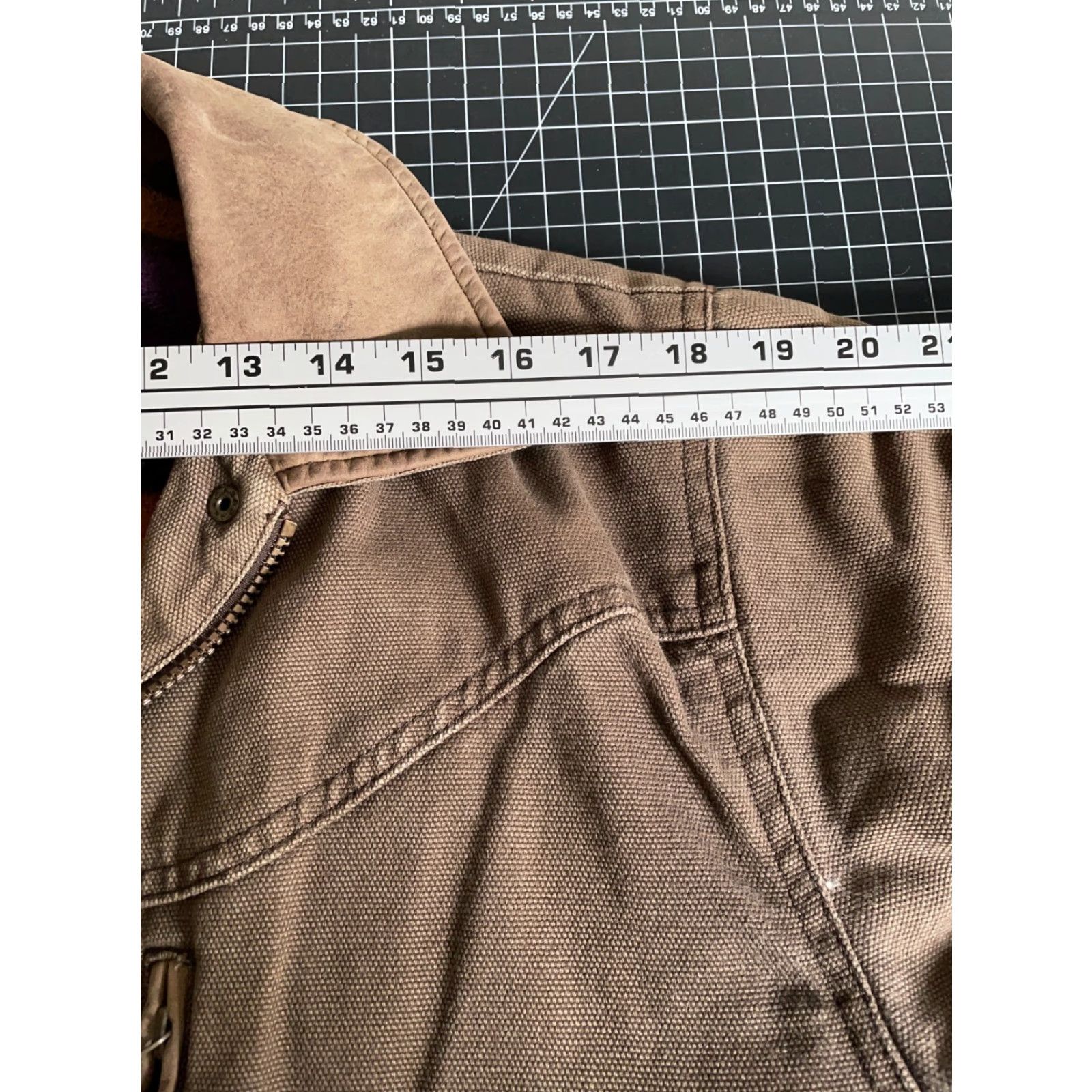 Vintage Cabela's Fleece Lined Canvas Chore Jacket Women's Medium Brown Blanket Stripe Size M / US 6-8 / IT 42-44 - 7 Thumbnail